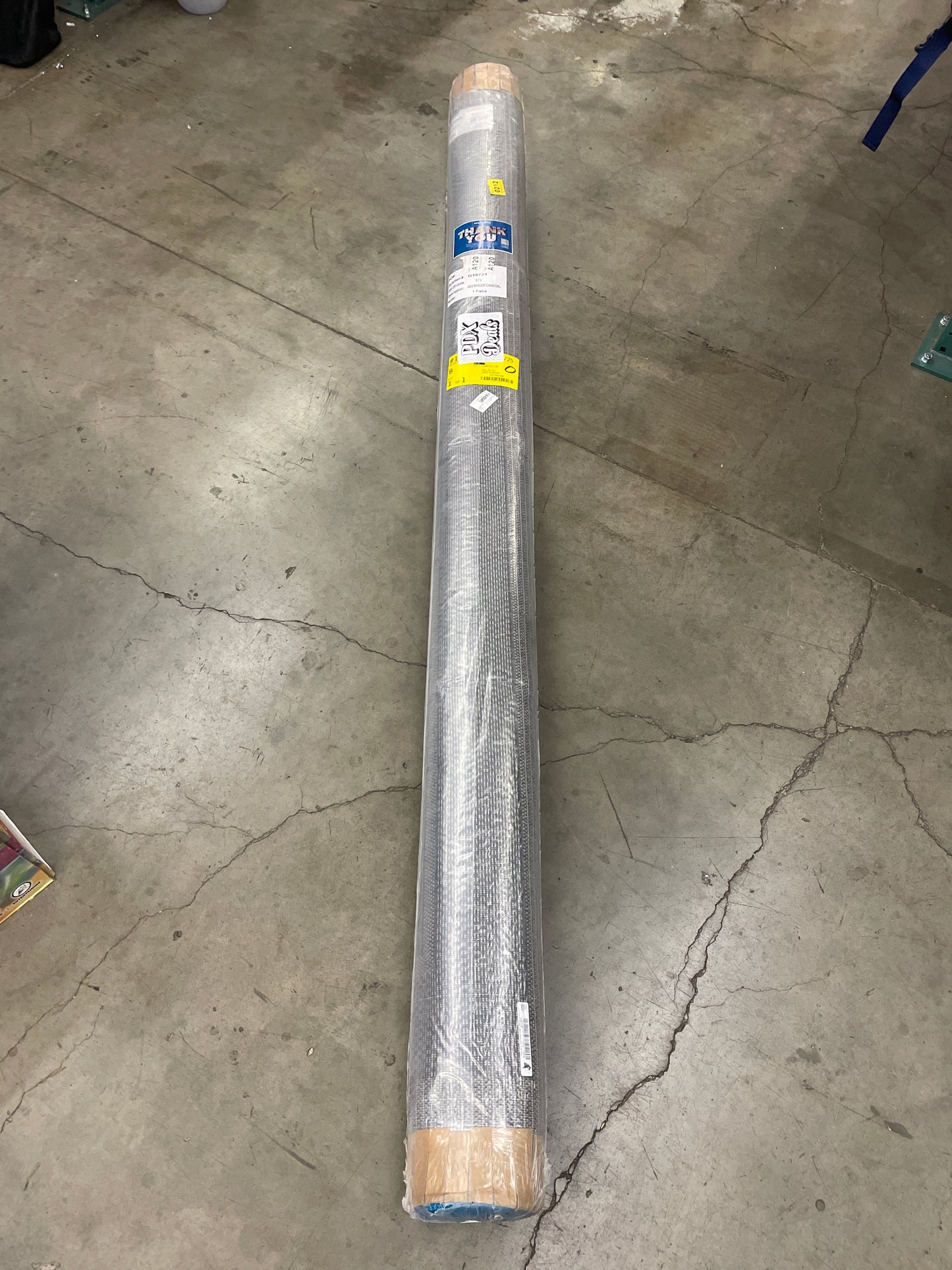 Ravenna Indoor/Outdoor Rug, Geo Border Charcoal, Rug Size: 8 ft. 8 in. x 13 ft.