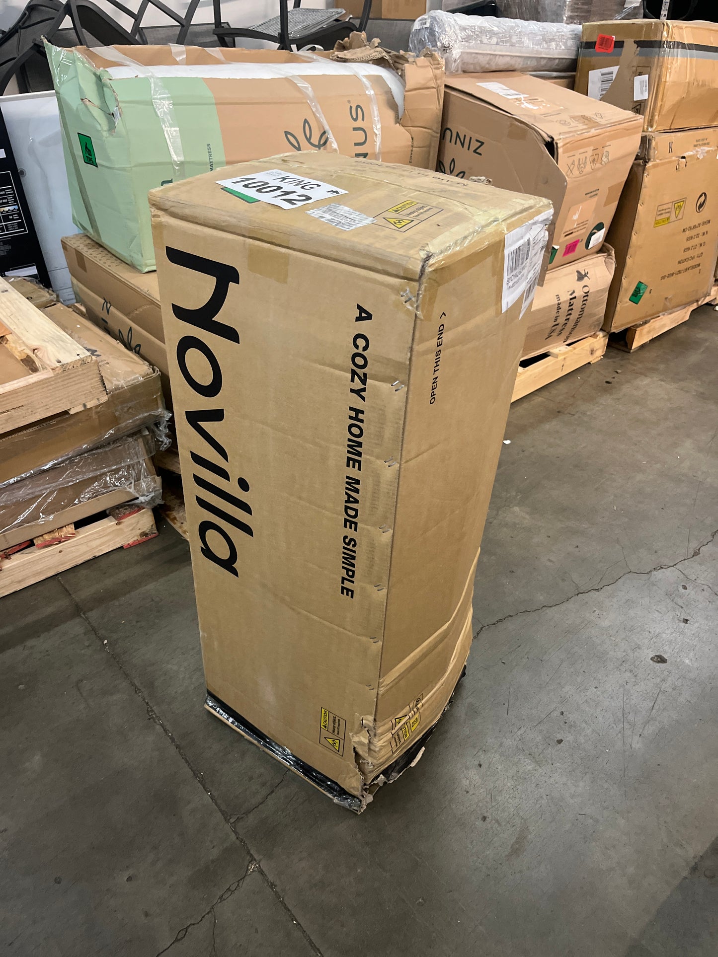 Novilla King Size Mattress, 12 Inch Gel Memory Foam Mattress King in a Box, Bamboo Charcoal Foam & Breathable Cover for Clean, Peaceful Sleep, Supportive & Pressure Relieving, CertiPUR-US Certified - Retail $299