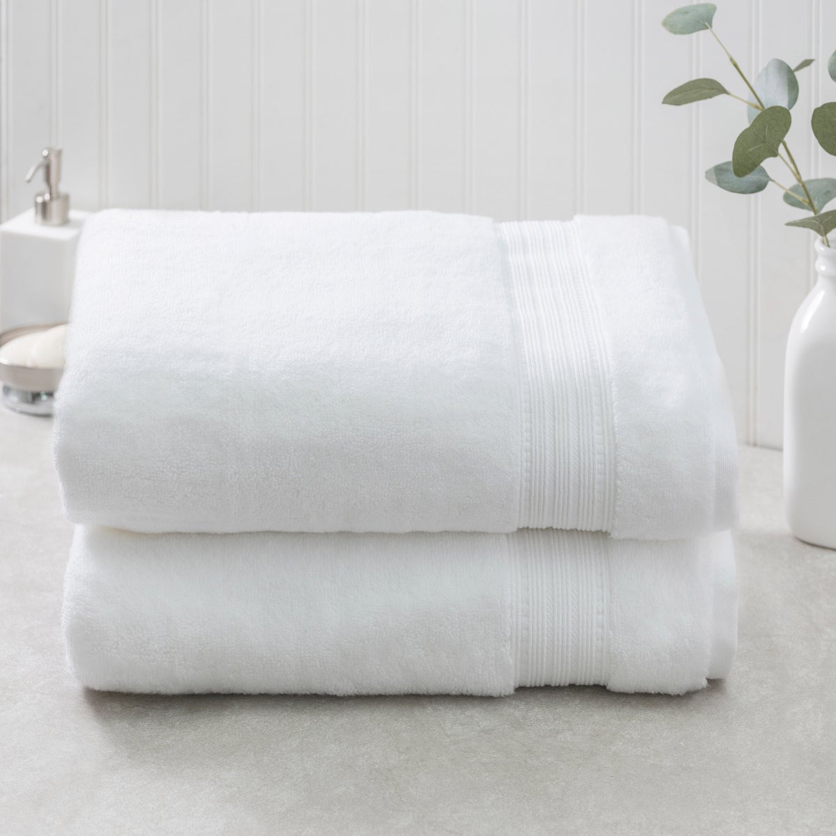 NEW - Charisma 100% Hygrocotton Towel Sets, White
