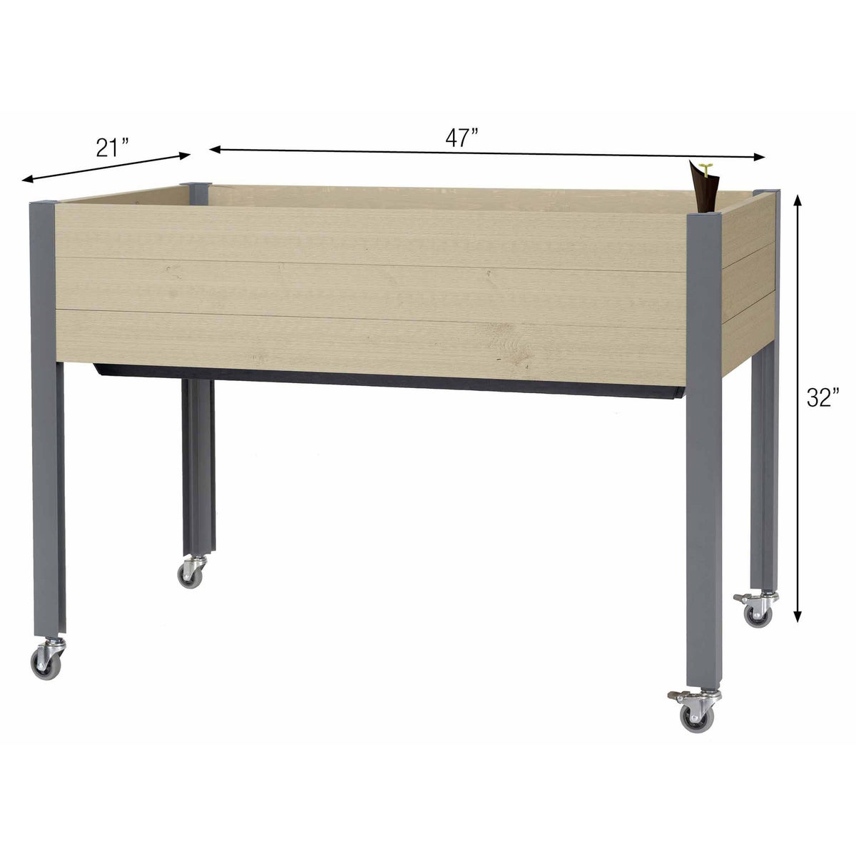 CedarCraft Self-Watering Elevated Spruce Planter