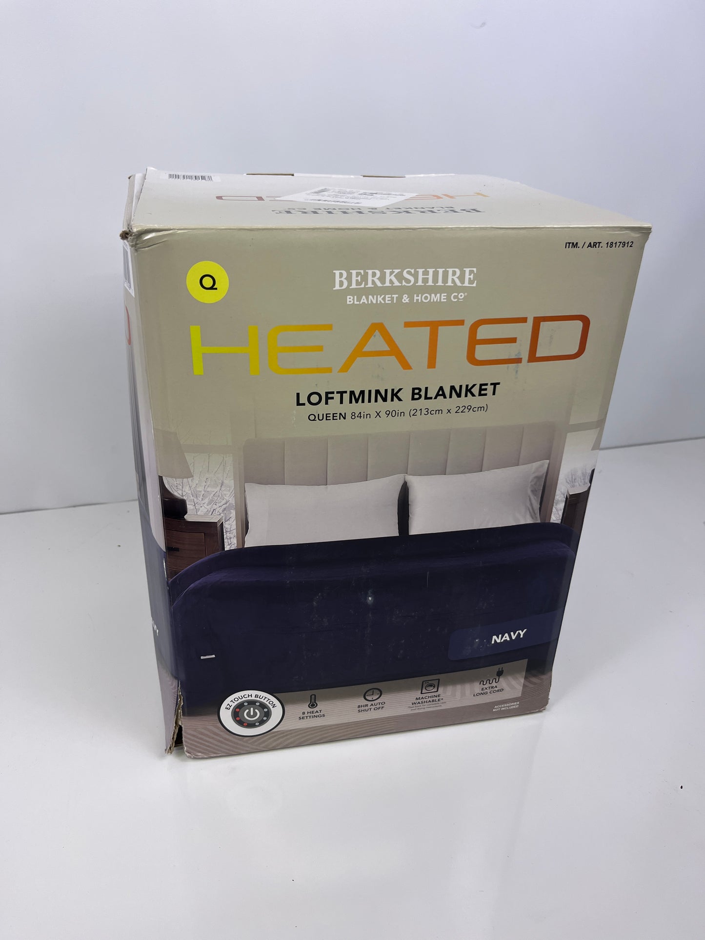 BRK HEATED QN DK BLUE - Retail $59