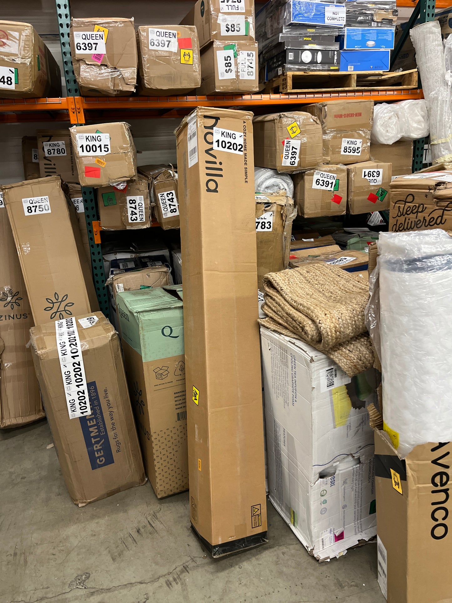 Novilla Mattress King, 12 Inch 5-Zone Hybrid Mattress with Gel Memory Foam for Pressure Relief & Cool Night, Midume Firm King Bed Mattress in A Box - Retail $312