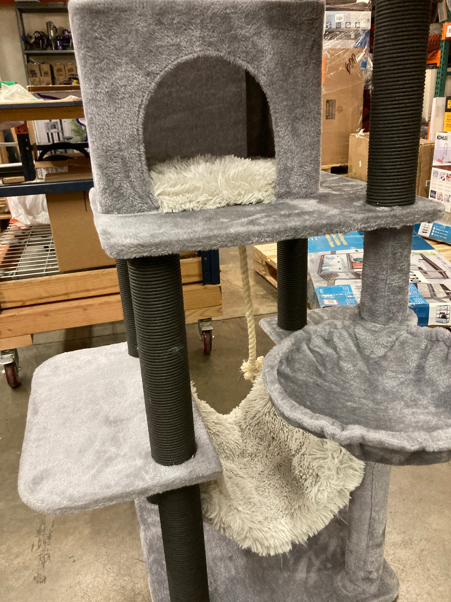 Catry Bradbury 7 Level Cat Tree with Hammock and Condo - Retail $99 Default Title
