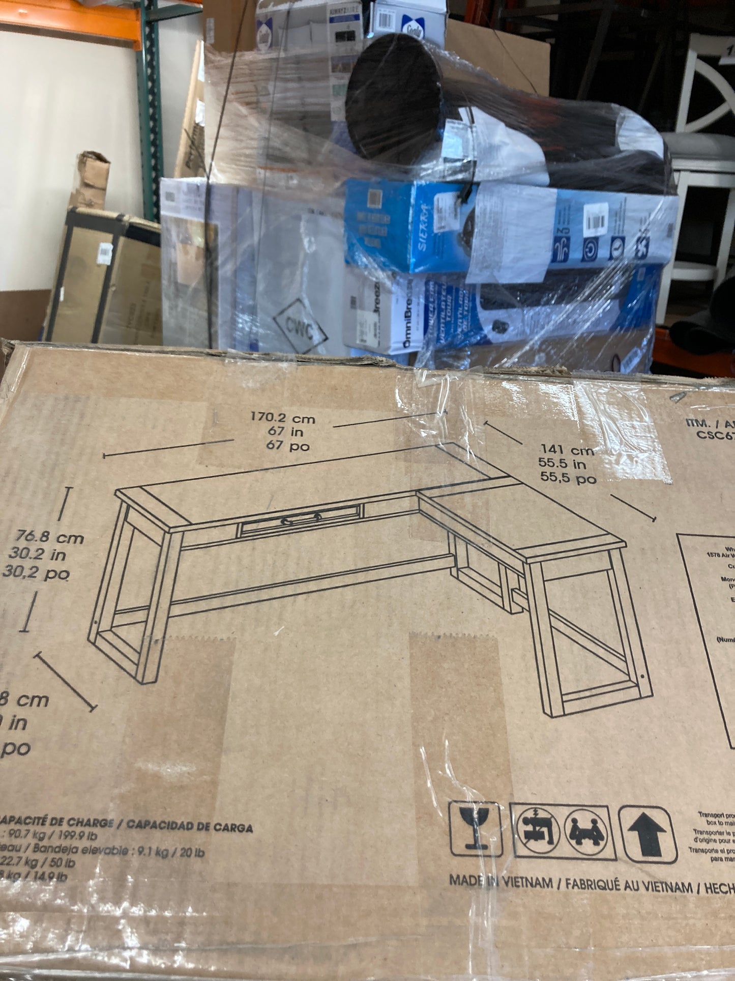 EVELYN MAE CORNER DESK Default Title