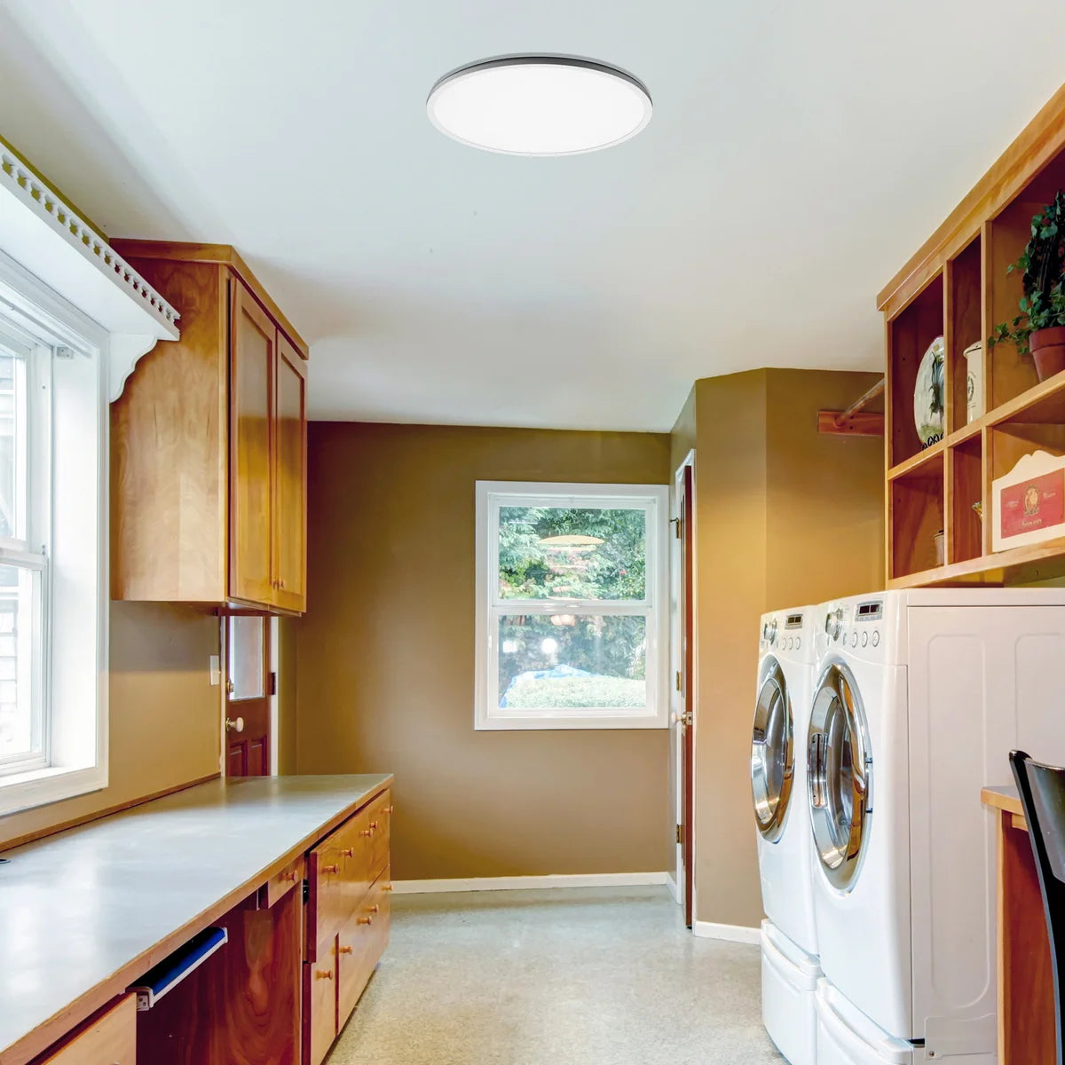 KODA Slim 15"LED Ceiling Light With Adjustable Color Temperature - Retail $34