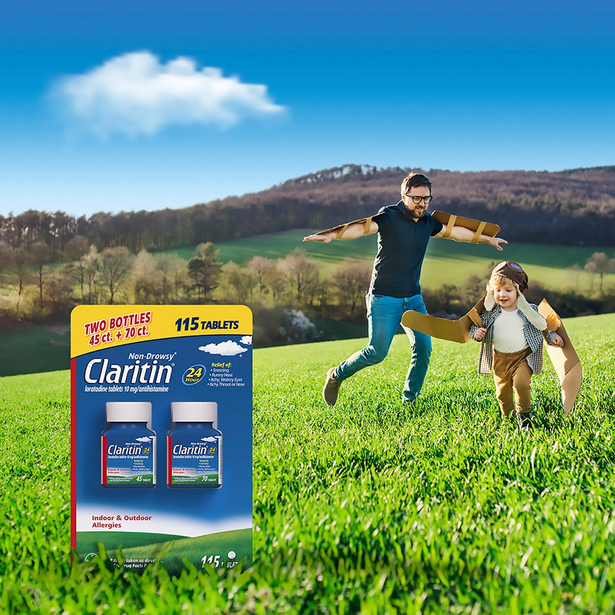 NEW - Claritin 10 mg Non-Drowsy 24 Hour, 115 Tablets
