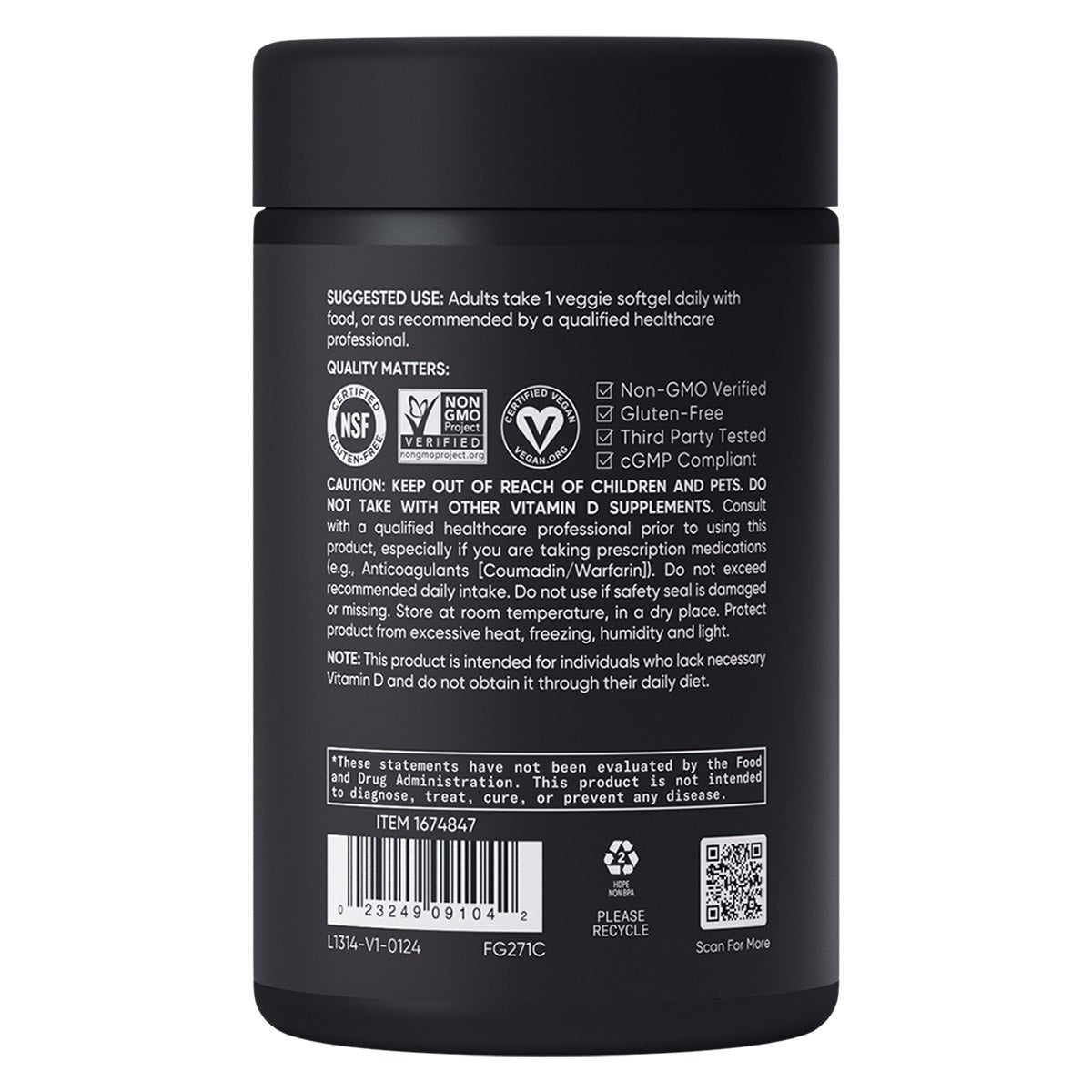 Sports Research D3 + K2, 160 Veggie Softgels