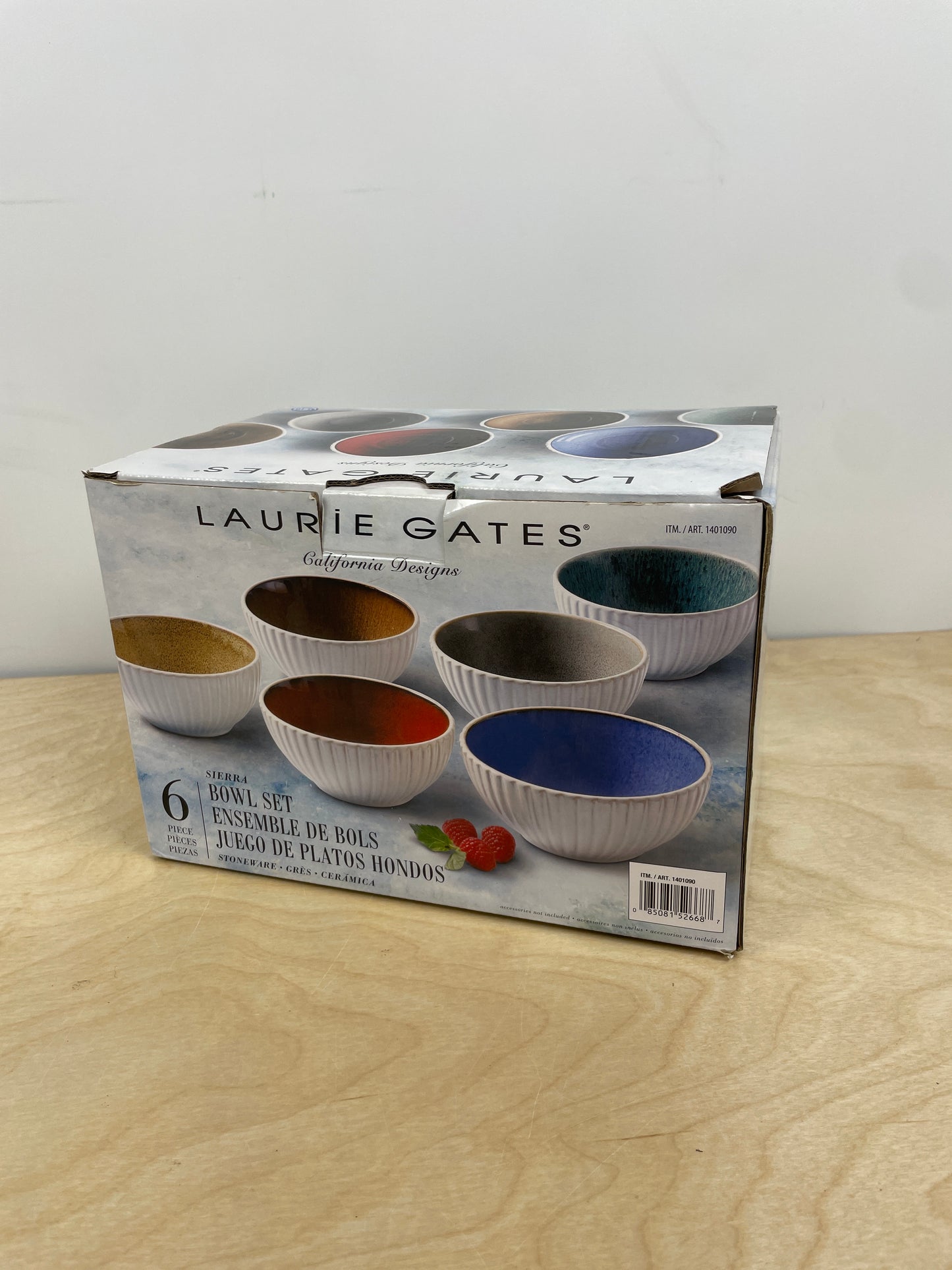 Laurie Gates Sierra 6-piece Bowl Set - Retail $13