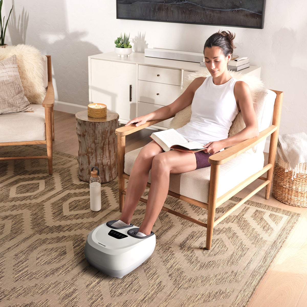 HoMedics Shiatsu & Air Foot Massager with Heat