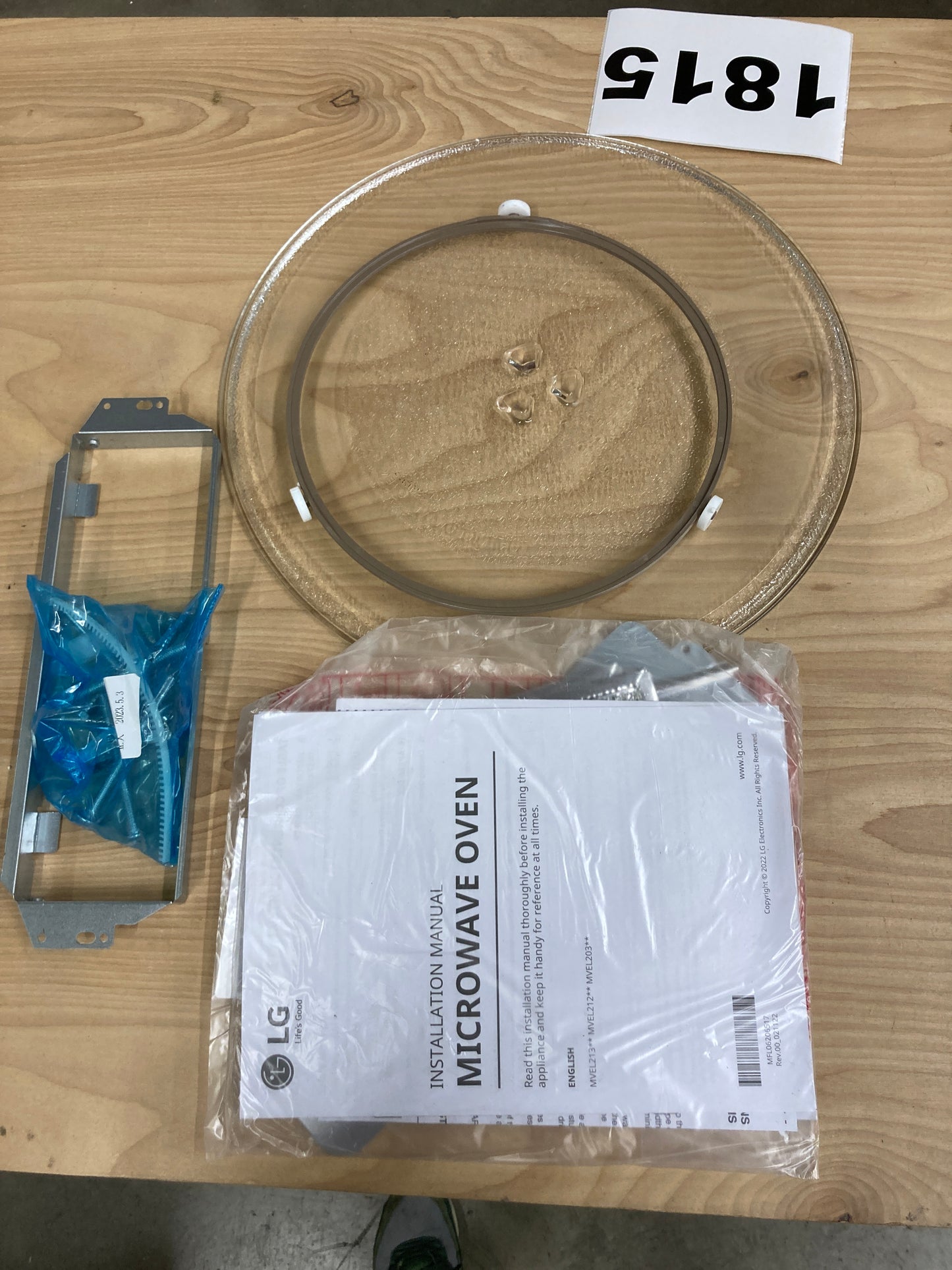 LG 2.0 cu. ft. Smart Wi-Fi Enabled Over-the-Range Microwave Oven with EasyClean - Retail $299 Default Title