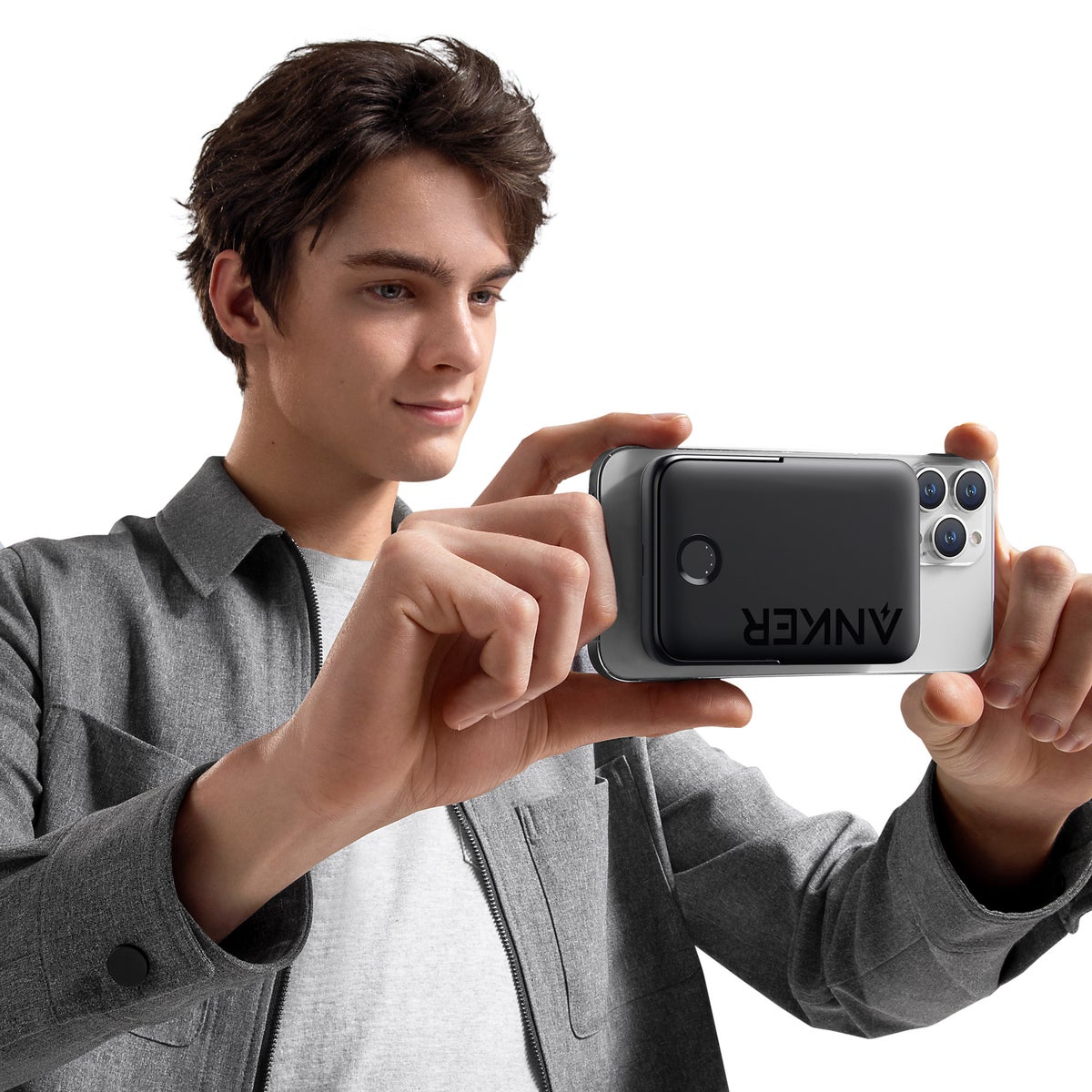 Anker MagGo Magnetic Wireless Charging 5,000 mAh Power Bank, 2-pack