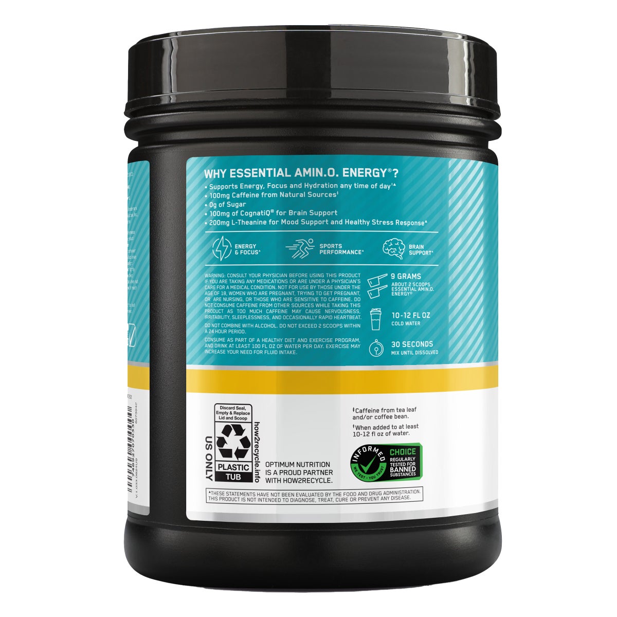 Optimum Nutrition Essential Amino Energy + Electrolytes, Tiki Twist, 1.42 lbs