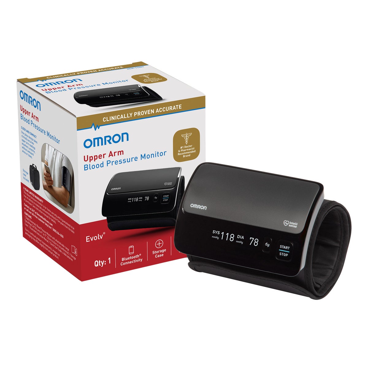 Omron Evolv Blood Pressure Monitor with Storage Case