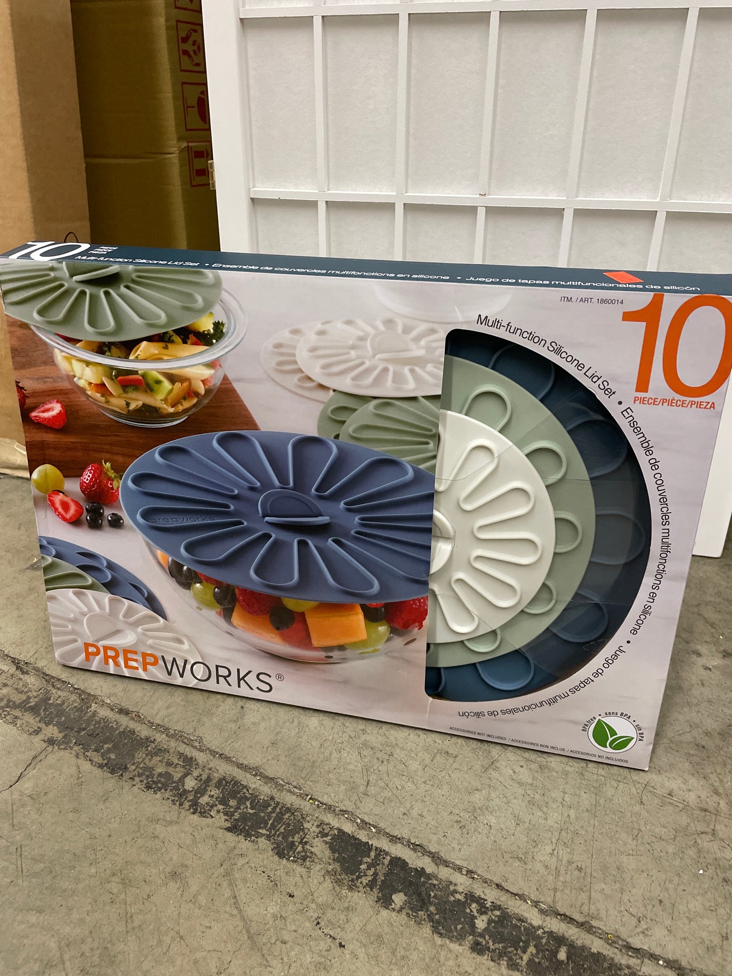 PrepWorks Multi-Function Silicone Lids, Set of 10 - Retail $23