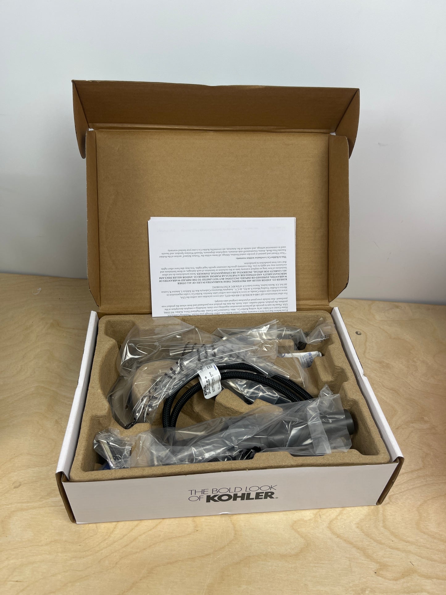 NEW - Kohler Transitional Single Hole Bathroom Faucet