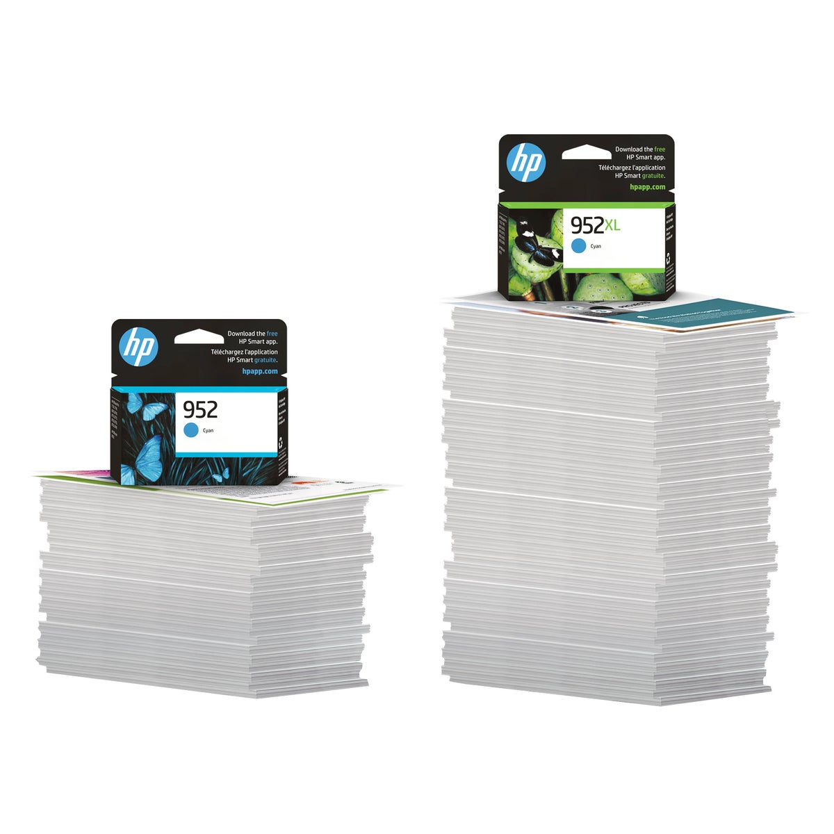 HP 952XL High Yield Ink Cartridge, Tri-Color Pack