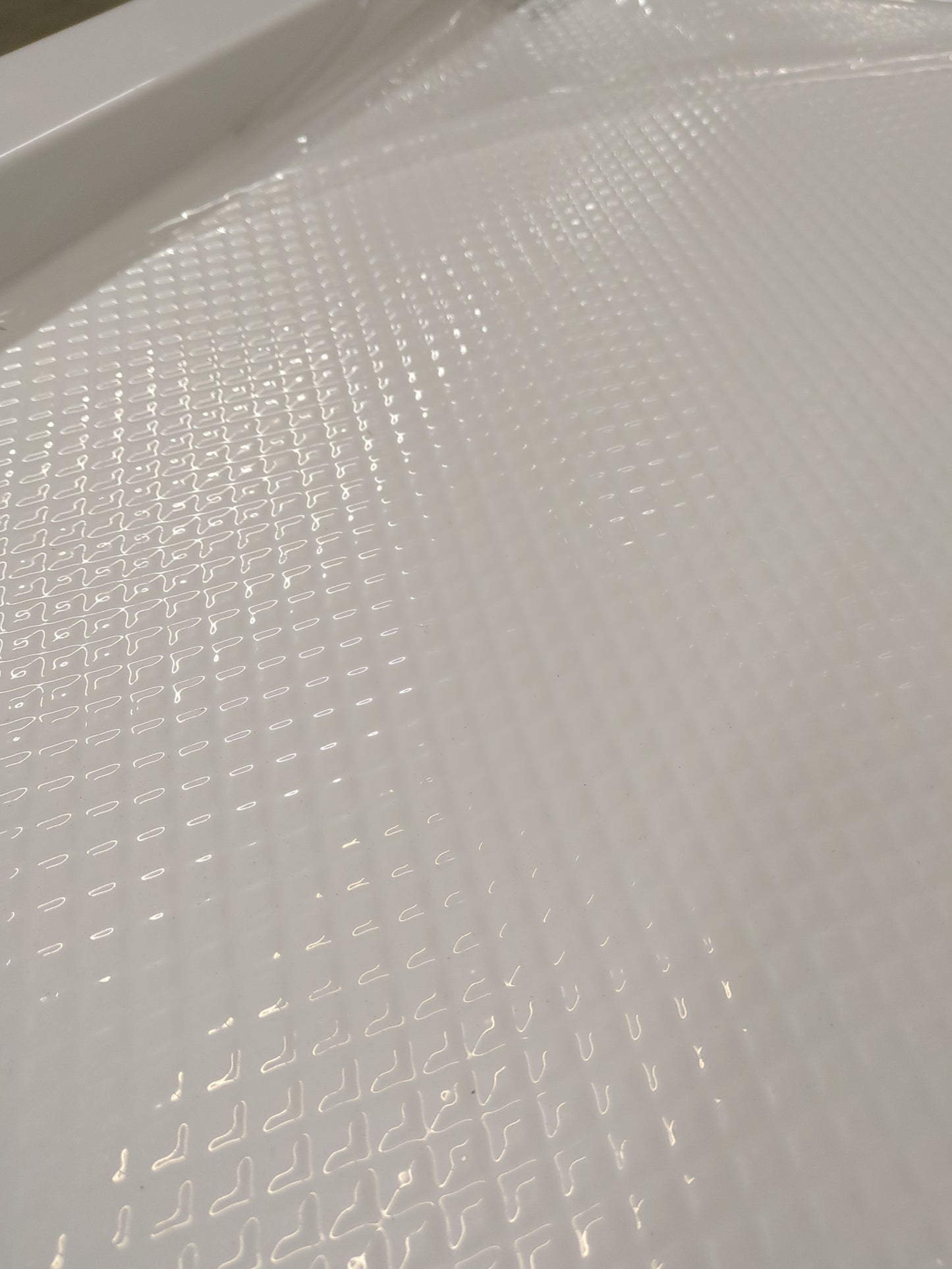 DreamLine SlimLine 42 in. D x 42 in. W x 2 3/4 in. H Corner Drain Neo-Angle Shower Base in White, DLT-2042420 - Retail $379