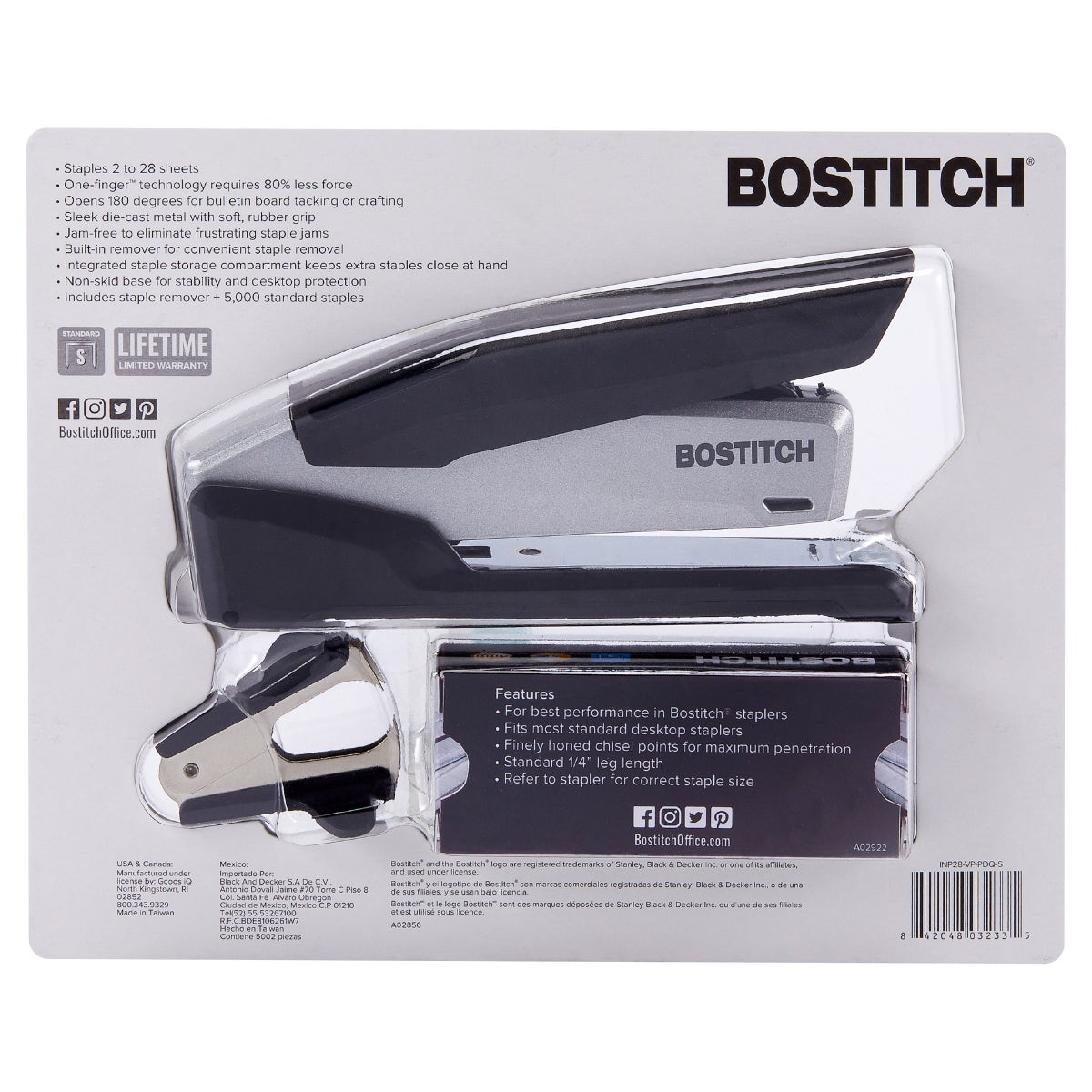 Bostitch Premium Desktop Stapler Value Pack
