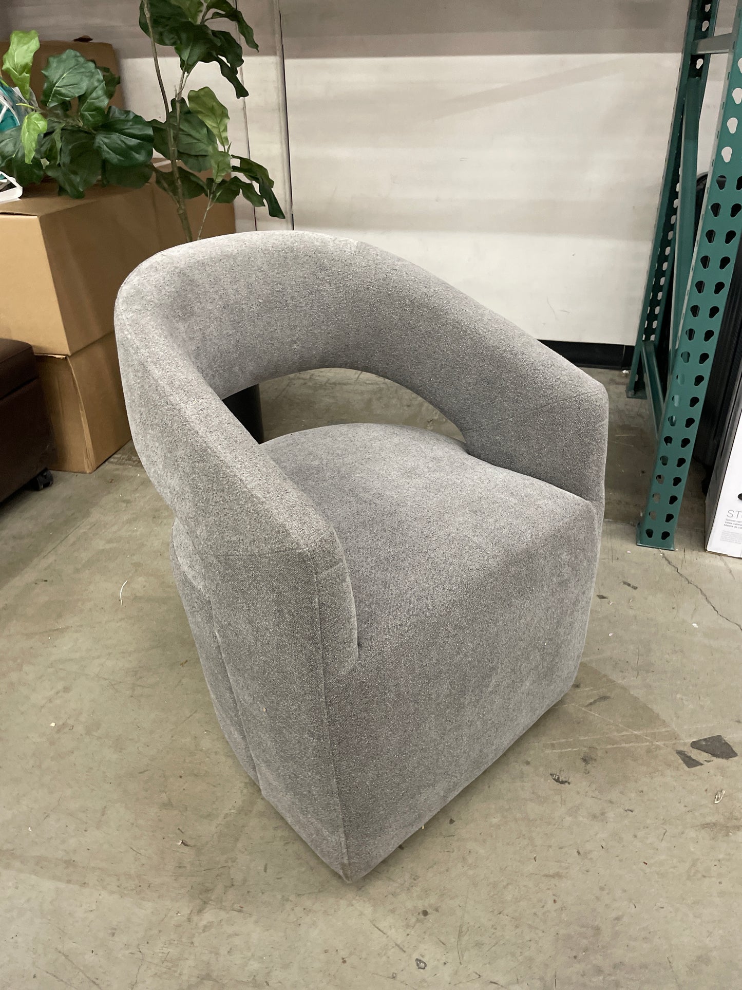 Alivia Fabric Rolling Chair - Retail $300