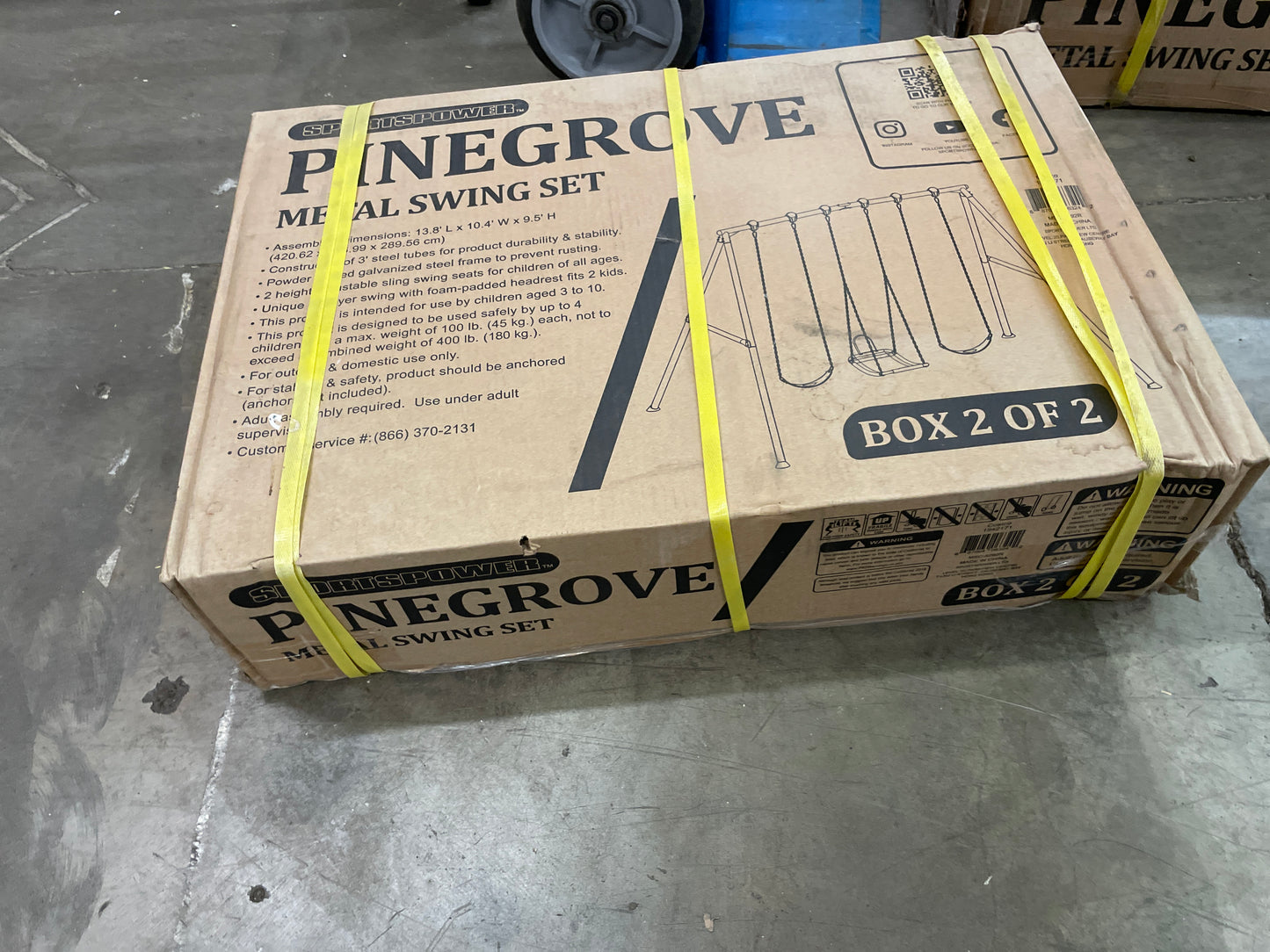 NEW in Box - Costco - Pine Grove 10ft Swing Set - Retail $299