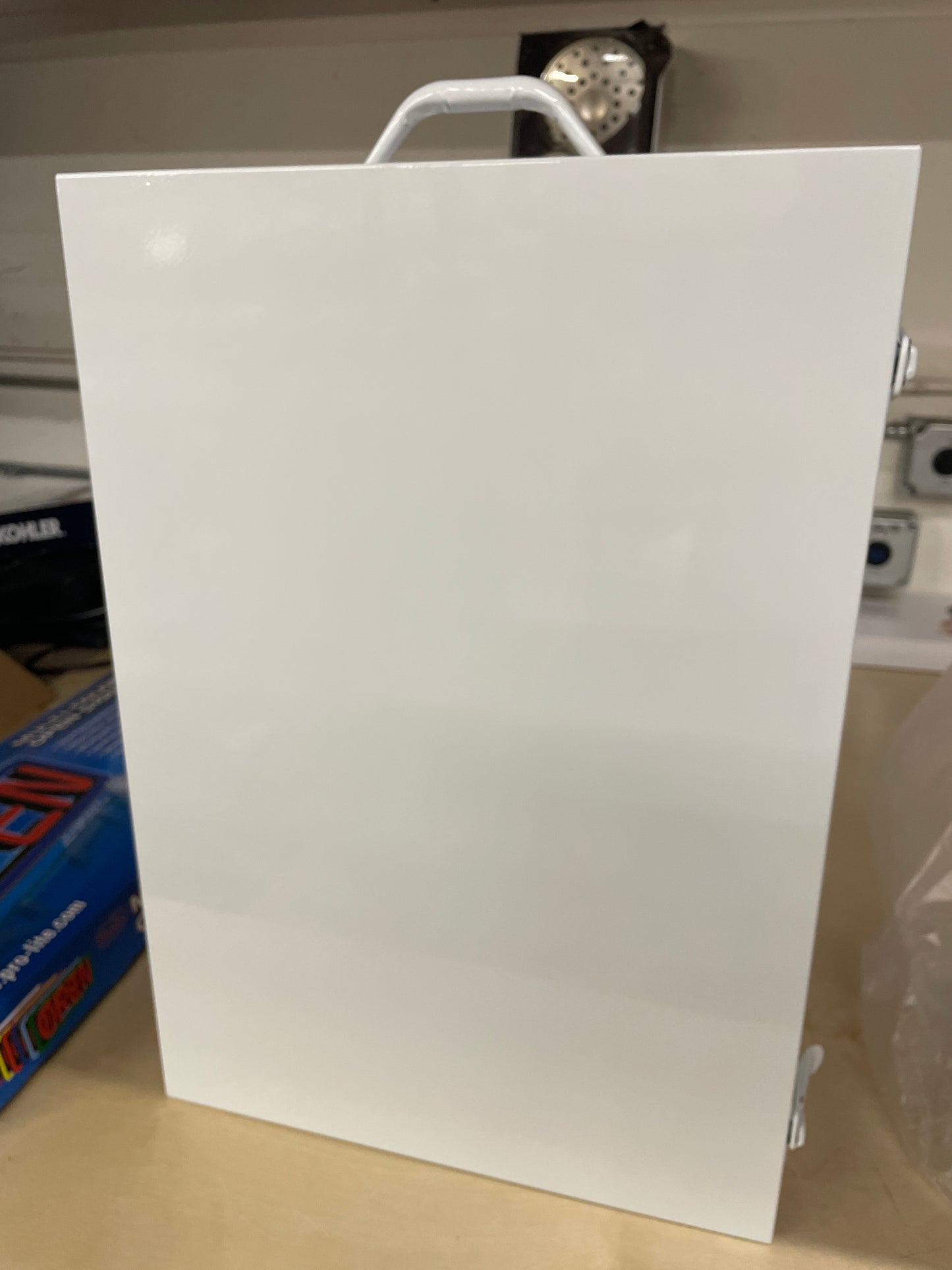 Rapid Care First Aid 80099 4 Shelf All Purpose First Aid Kit Cabinet, Class A+, Exceeds OSHA/ANSI Z308.1 2015, Wall Mountable - Retail $210