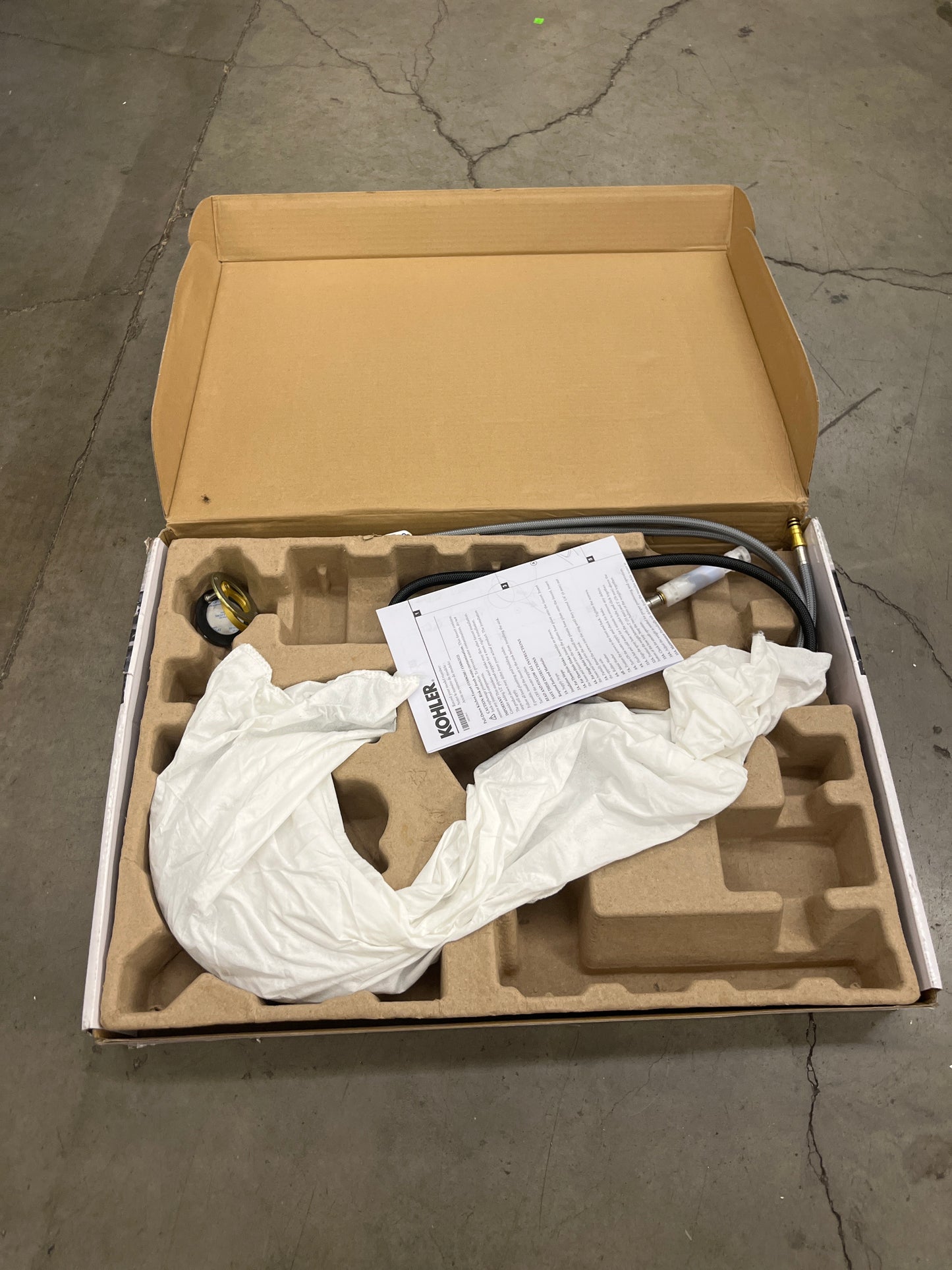 Kohler Guild Pull-down Kitchen Sink Faucet with Three-function Sprayhead