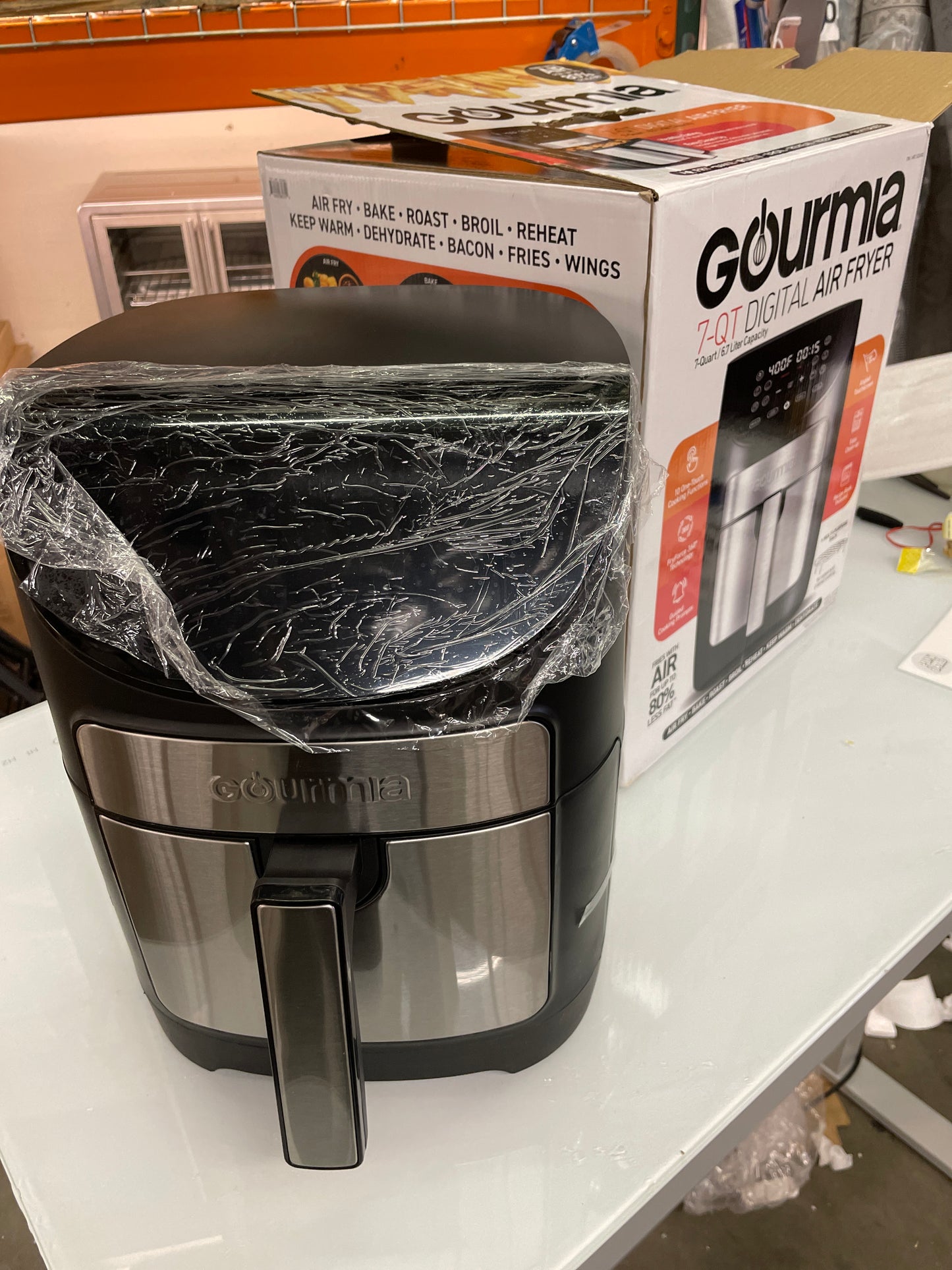 NEW - Gourmia 7-Quart Digital Air Fryer - Retail $58