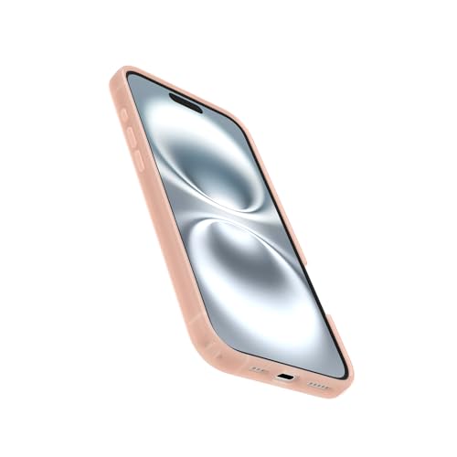 OtterBox iPhone 16 Plus Symmetry Series Clear Case - Peachy Bloom Pink