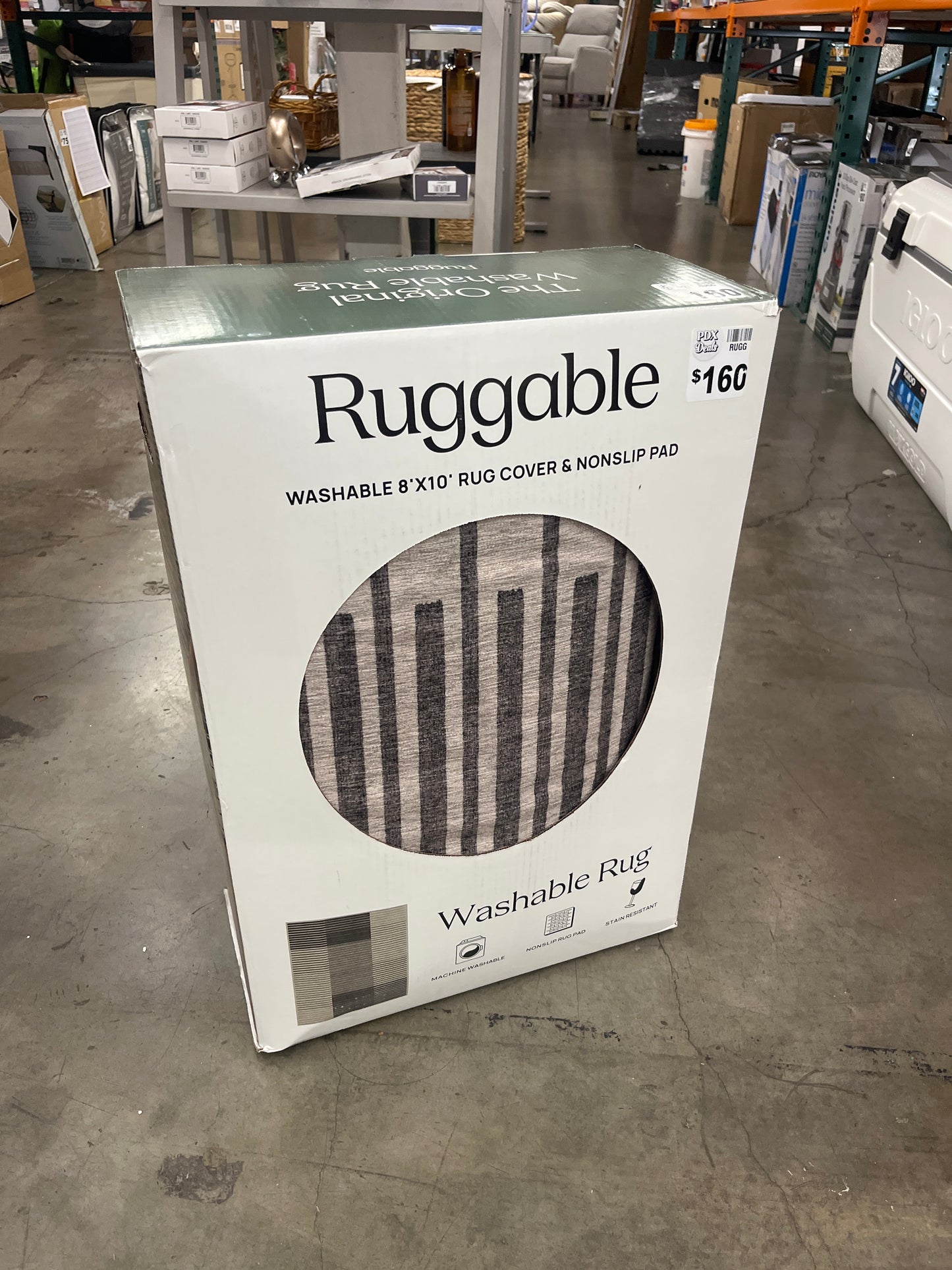 Ruggable Flatwoven Washable Gradasi Rug, 8' x 10' - Retail $330