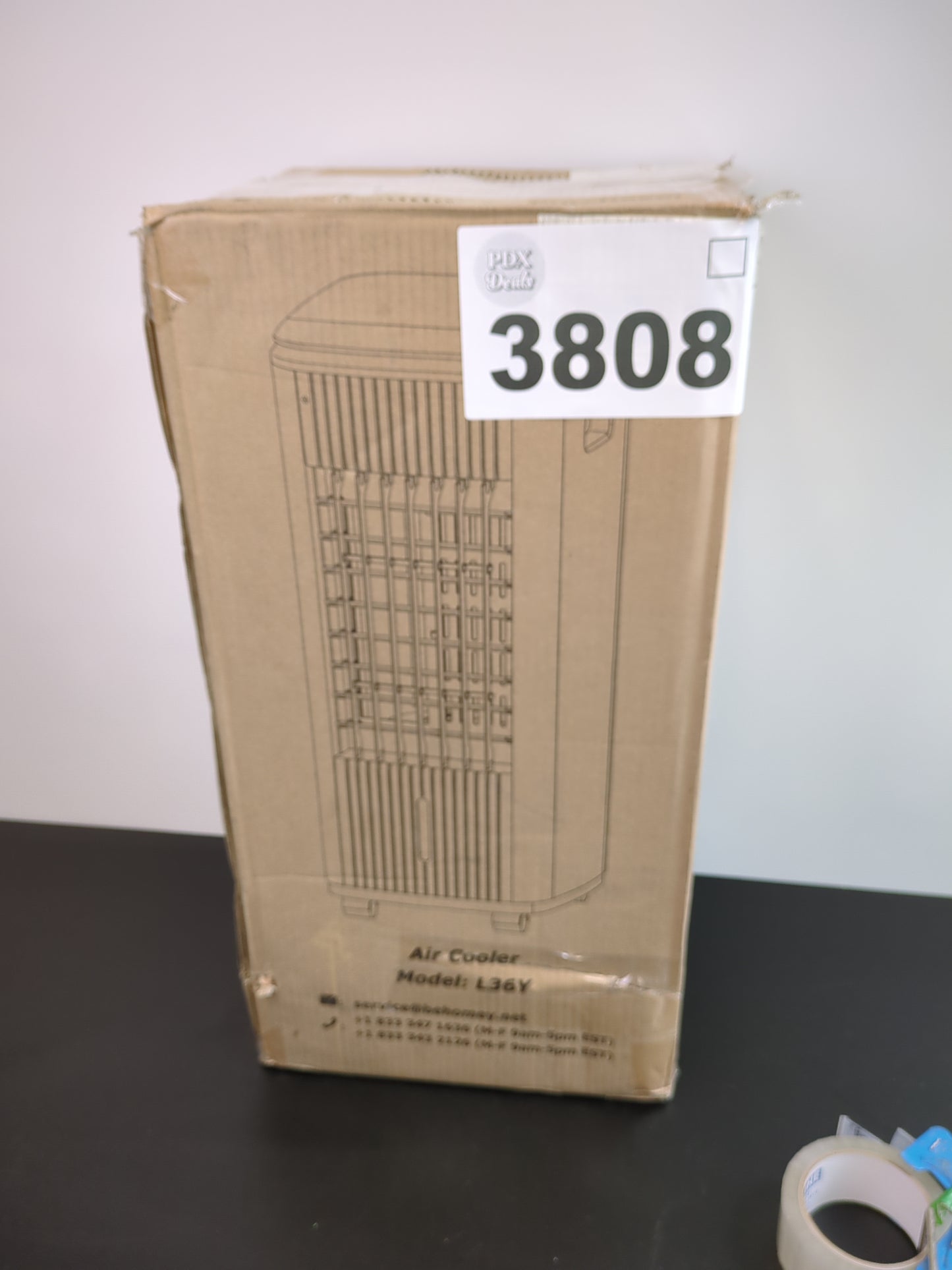 Evaporative Air Cooler, 3-IN-1 Windowless Portable Air Conditioner with Natural/Cooling/Humidifier & 3-Speed, 70° Oscillation & 7 Timer Remote Control, Swamp Cooler w/4 Ice Packs for Home & Kitchen - Retail $189