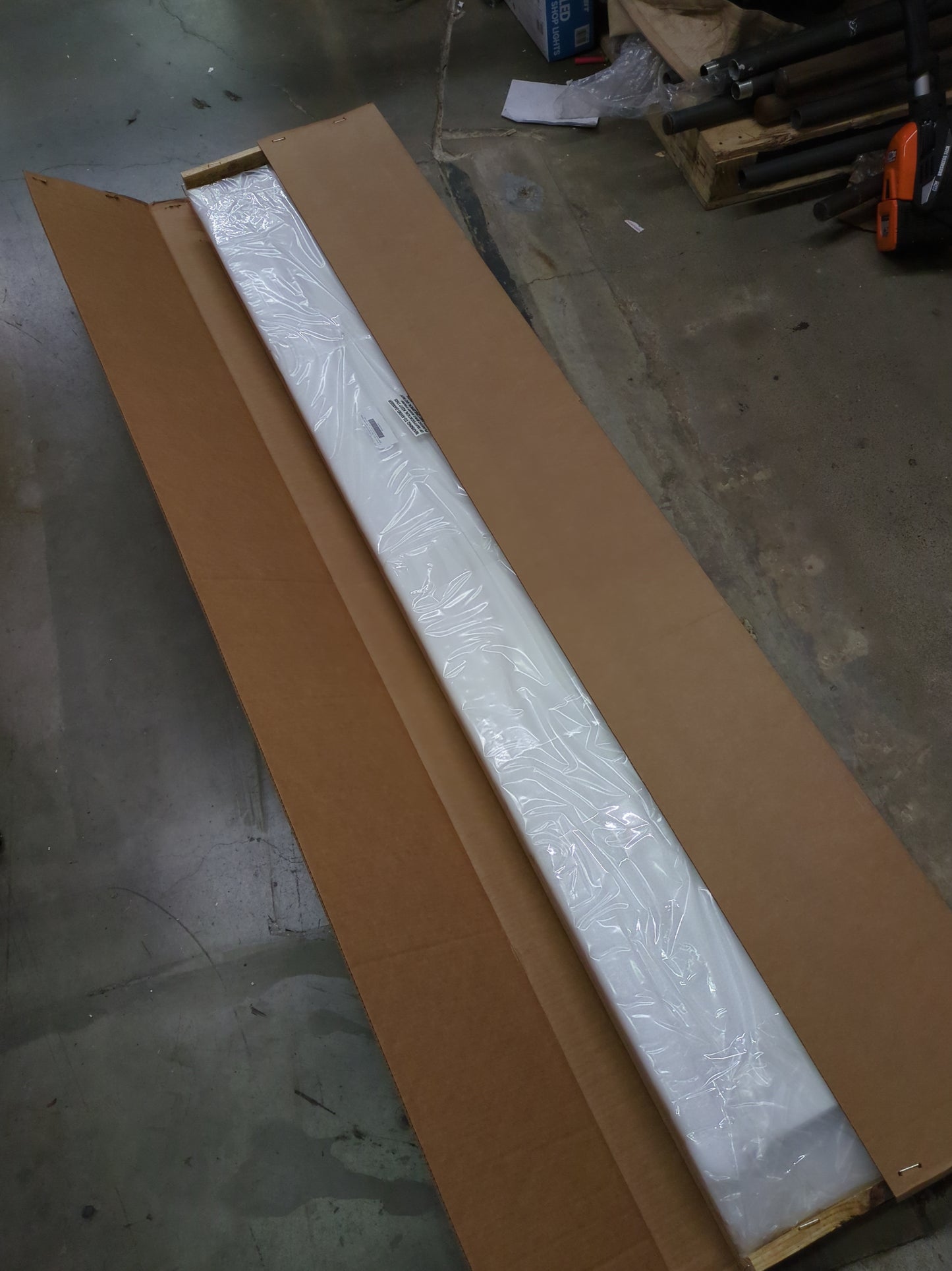 Ekena Millwork 16 1/8"W x 76"H True Fit PVC Three Board Joined Board-n-Batten Shutters, White (Per Pair - Hardware Not Included) - Retail $290