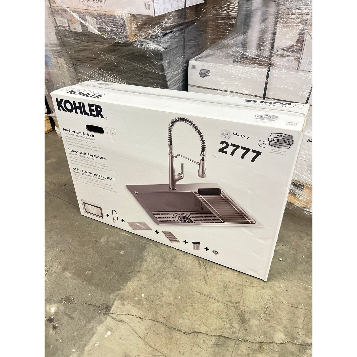 Like NEW - Costco - Kohler Pro-Function Kitchen Sink Kit