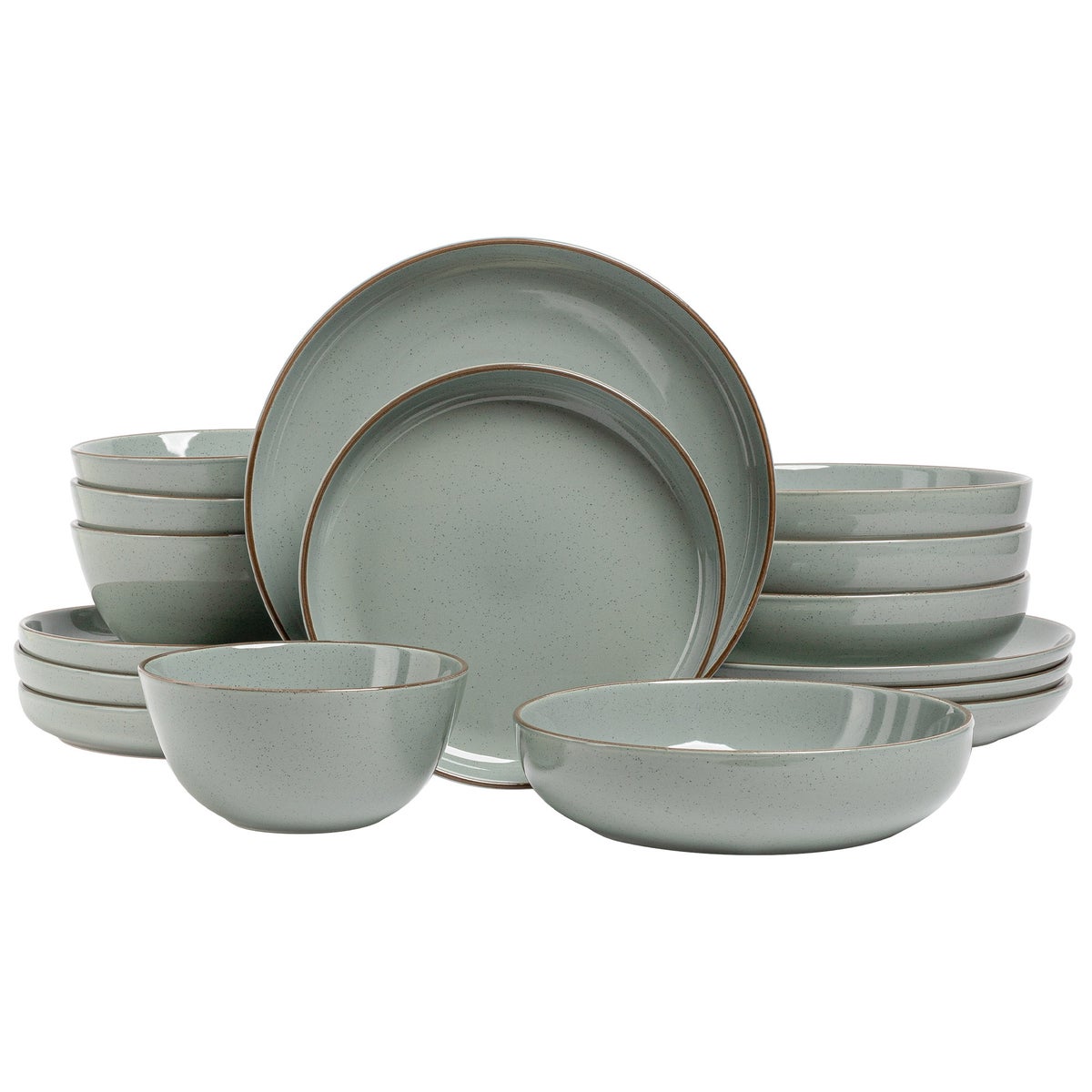 over&back Options 16-piece Dinnerware Set