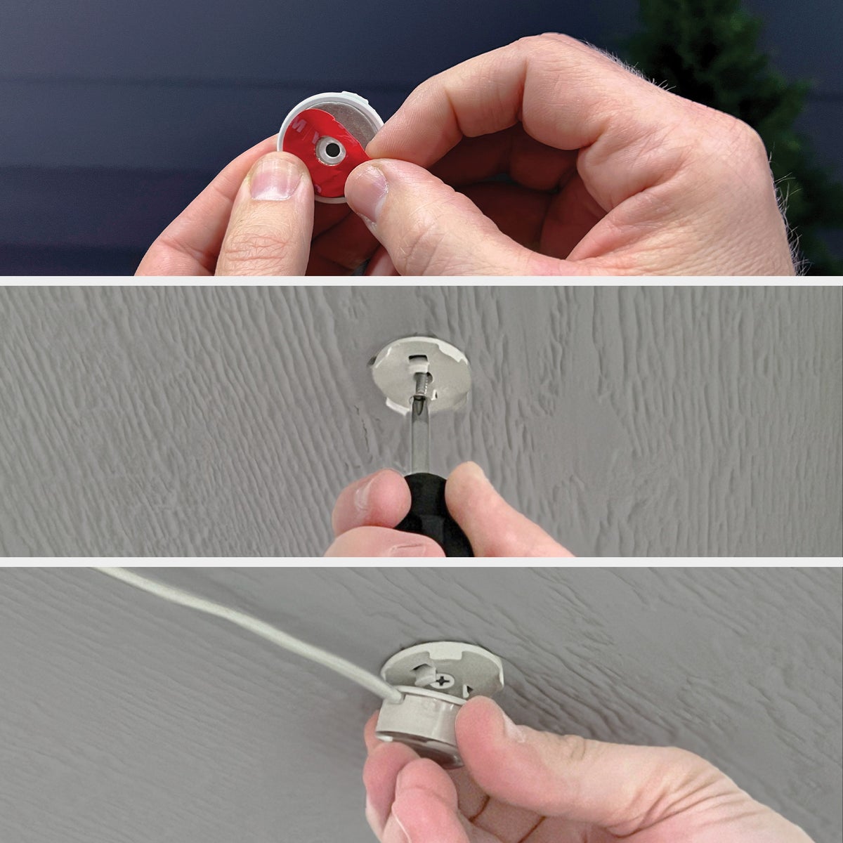 Enbrighten 100ft Permanent Outdoor Wi-Fi Eternity Eave Lights, White