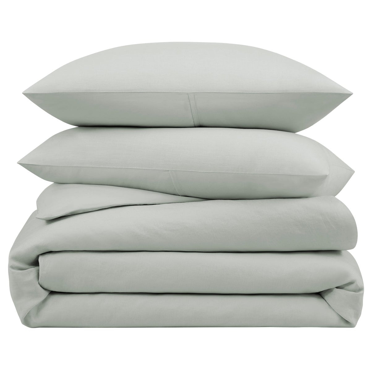 WelHome Cotton Linen Relaxed Duvet Cover, 3-piece Set, Queen/Full