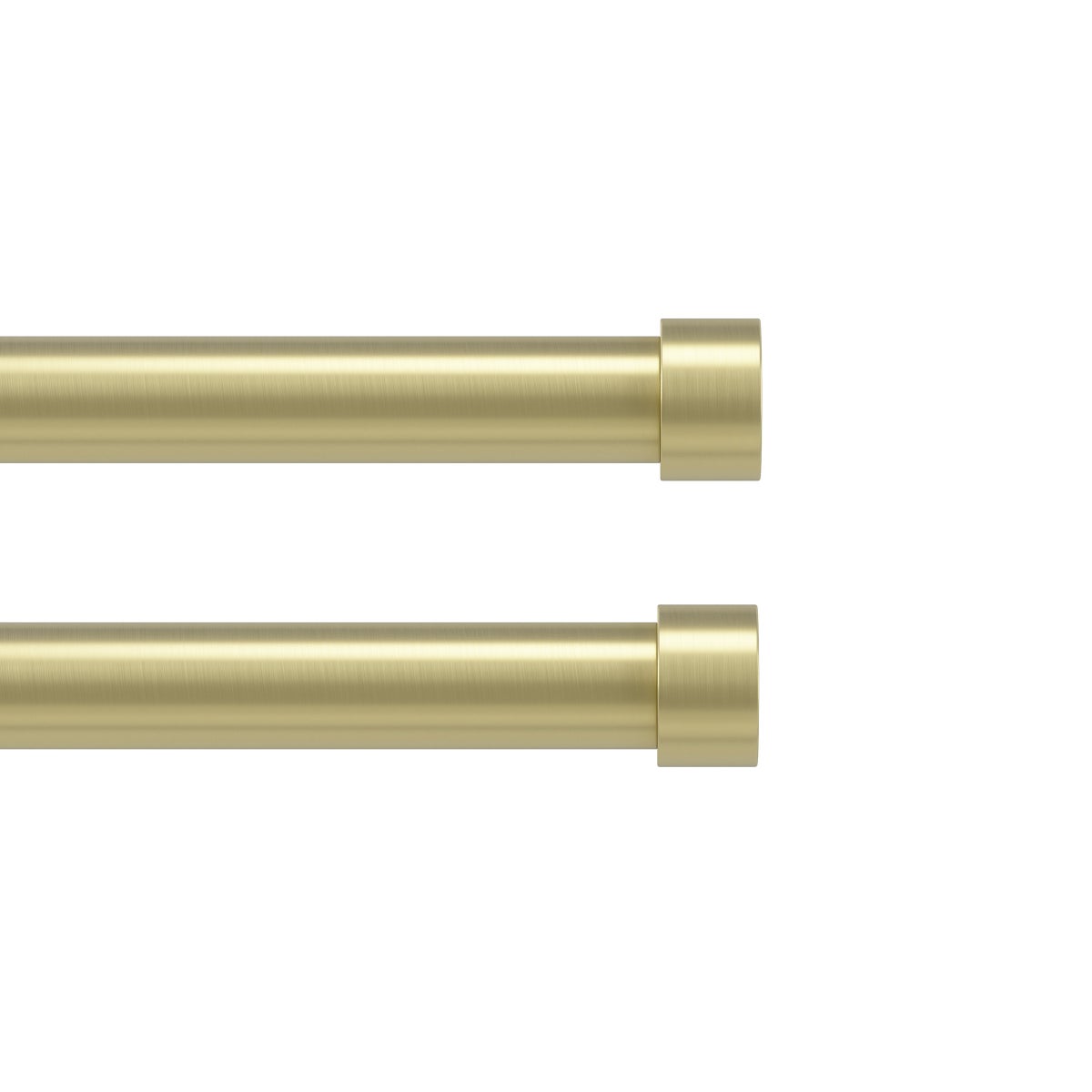 Umbra 1" Curtain Rod, 2-pack 36-72”