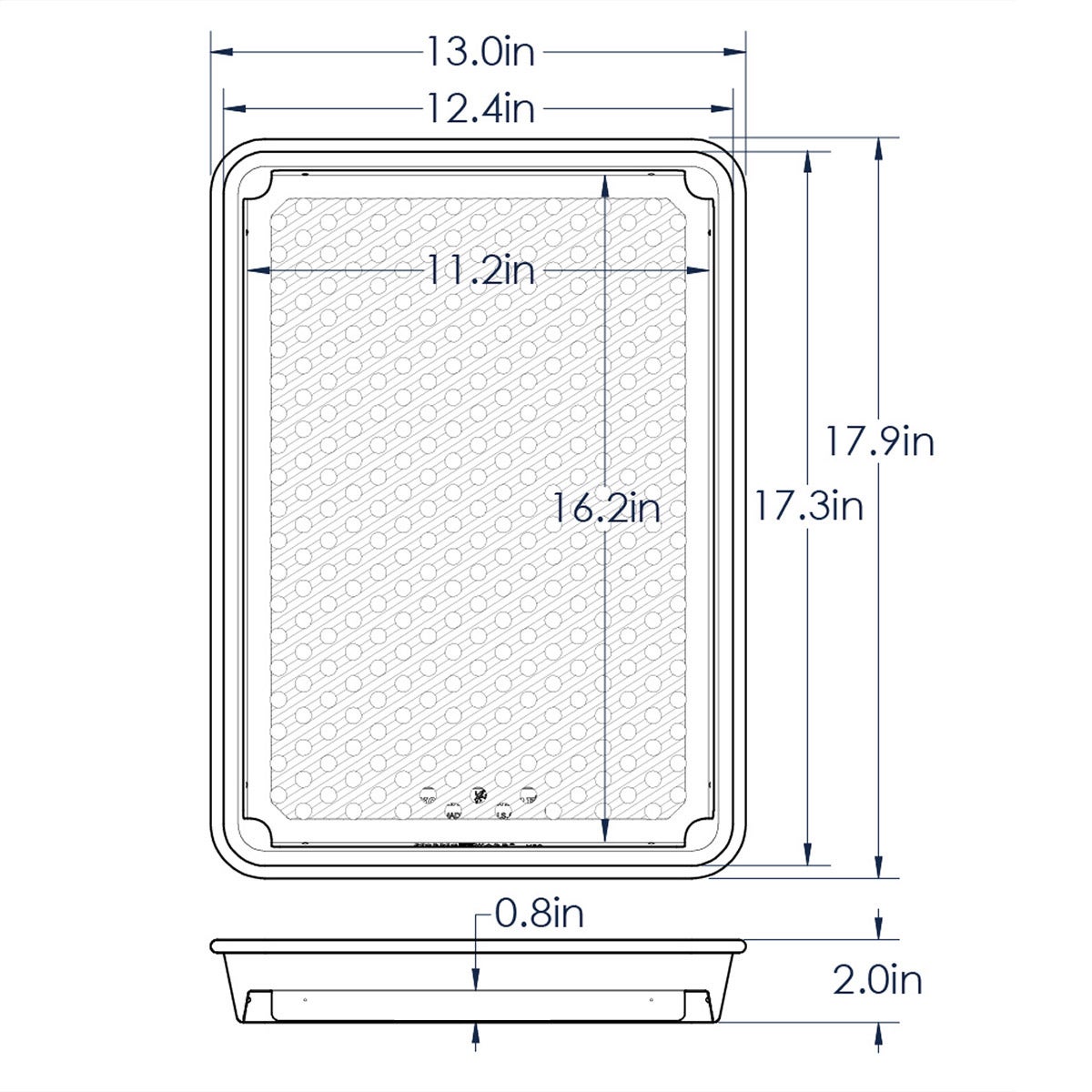 Nordic Ware Naturals 2-piece Oven Crisping Pan and Rack