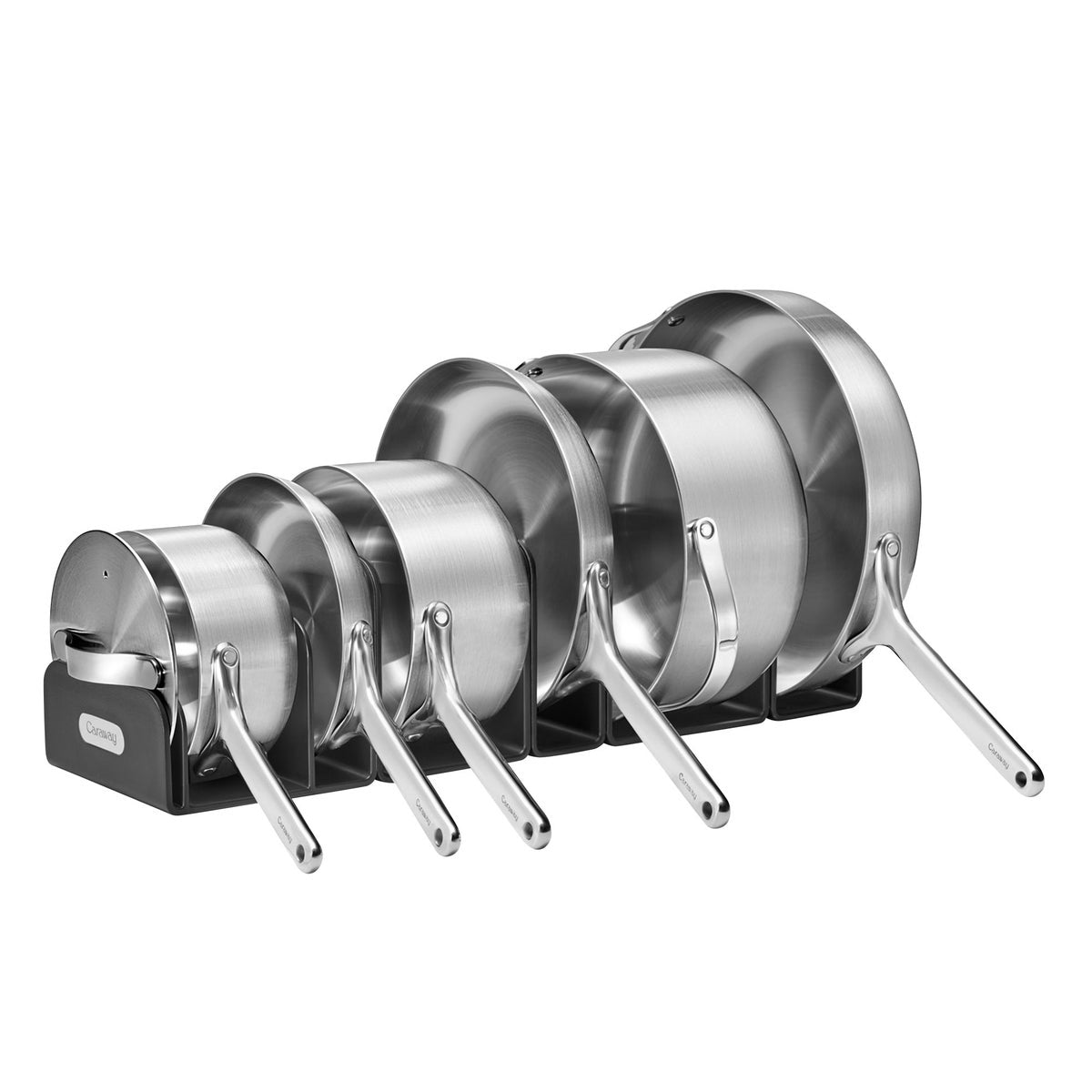 NEW - Caraway 5-ply Clad Stainless Steel 16-piece Cookware Set