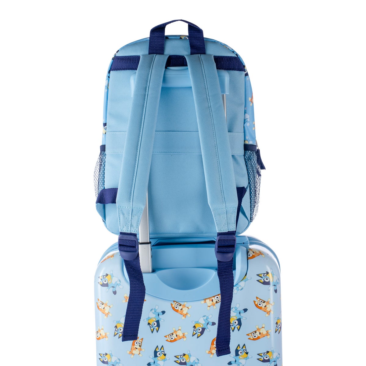 NEW - Kids Bluey Carry-on Spinner & Backpack Luggage Set