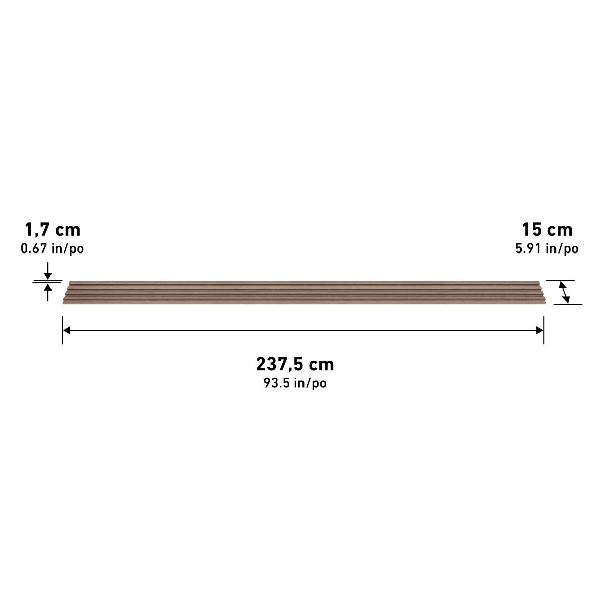 Artika Sonolok Sound-Absorbing Slatted Panel Kit