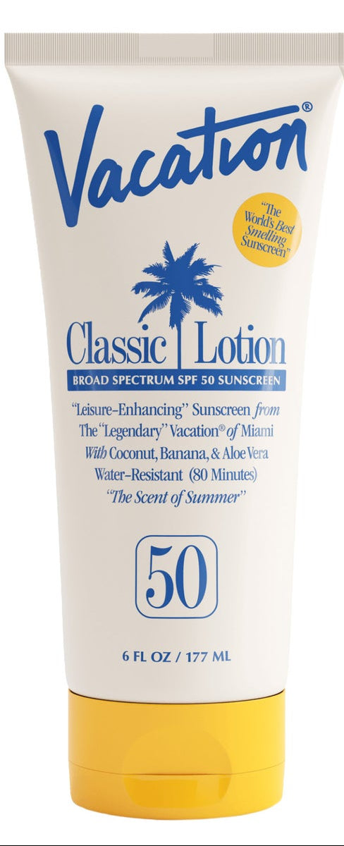 Vacation Classic Sunscreen Lotion, SPF 50, 6 fl oz