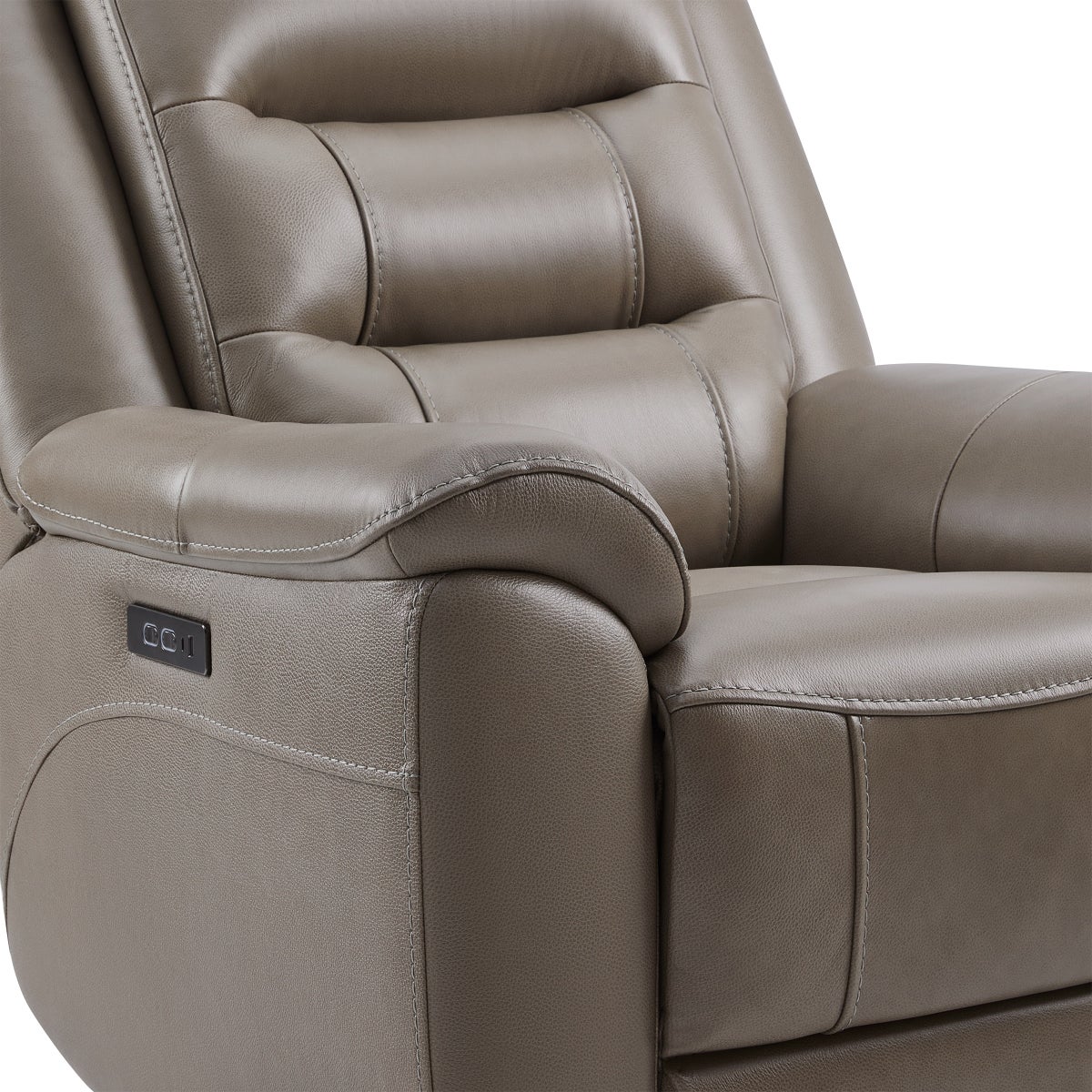 Mason Leather Power Recliner with Power Headrest
