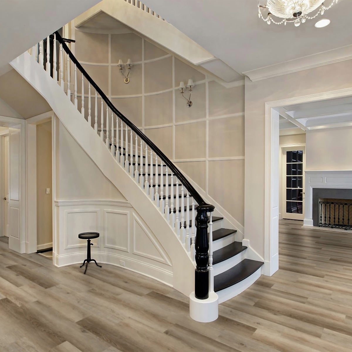 United Weavers Flooring St. Augustine 9"x 60" Waterproof Luxury Vinyl Plank - 7.5 MM Thick with 22 Mil Wear Layer, 22.39 sq.ft/ctn