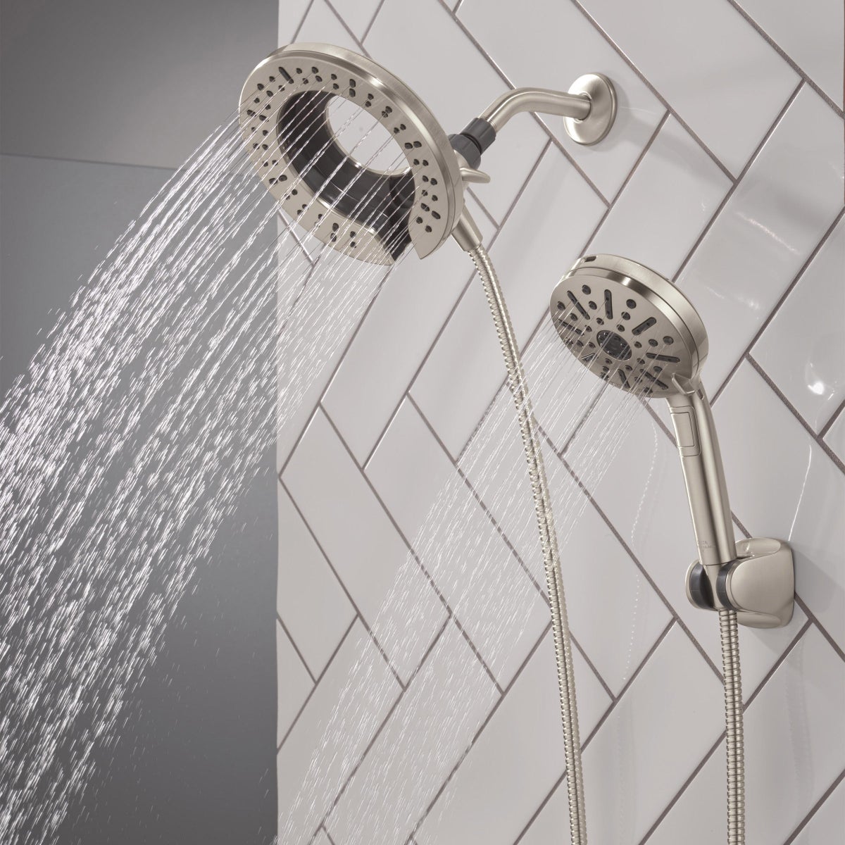 NEW - Delta 6-setting In2ition Hand Shower With ProClean, Brushed Nickel