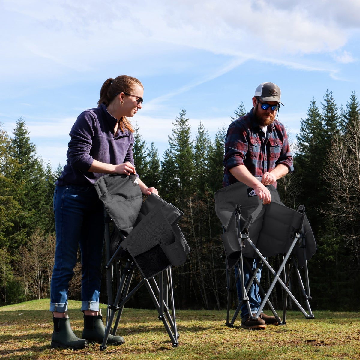 Cascade Mountain Tech Padded Camp Chair