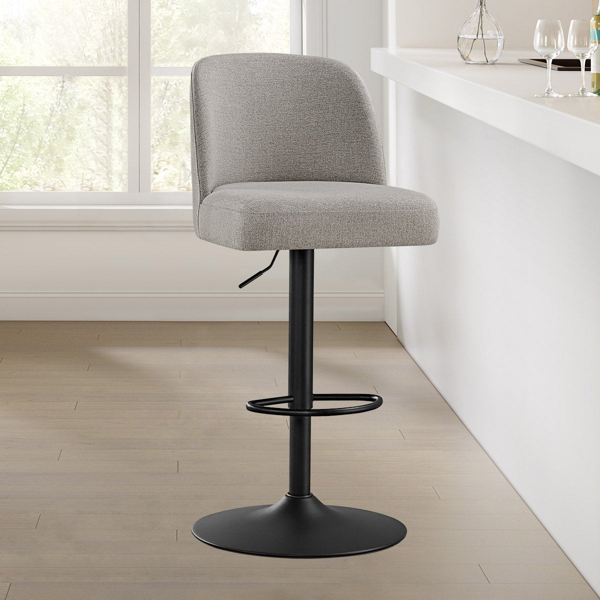 Highland Gas-lift Adjustable Stool – PDX Deals