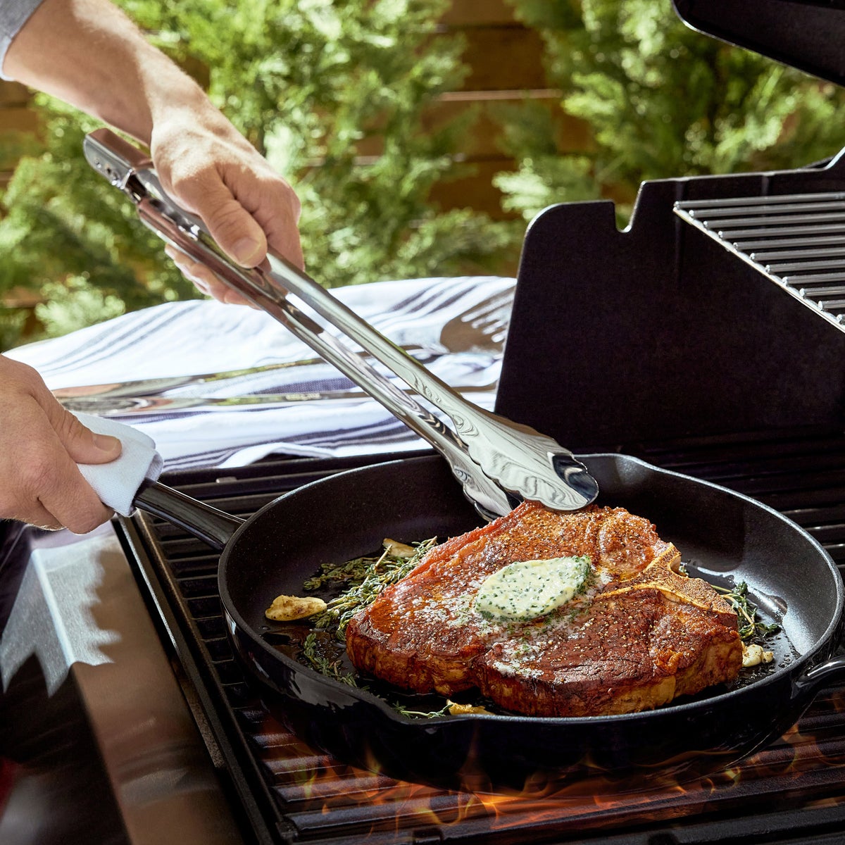 All-Clad Enameled Cast Iron 12 Inch Skillet