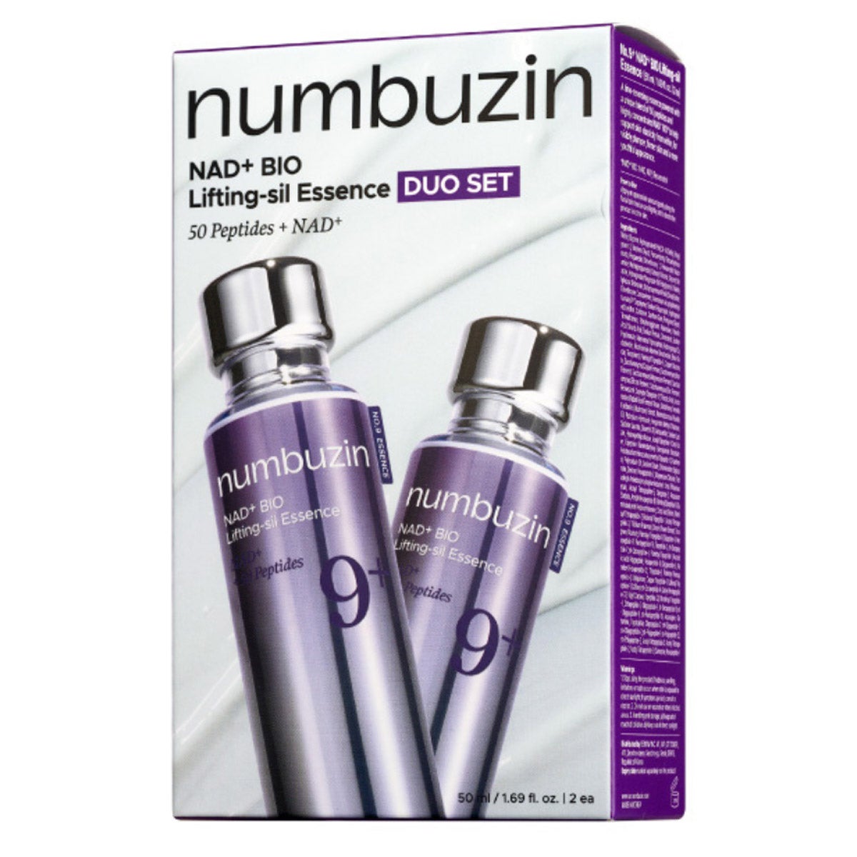 numbuzin Lifting Essence No.9 NAD+ BIO, 1.69 fl oz, 2-pack