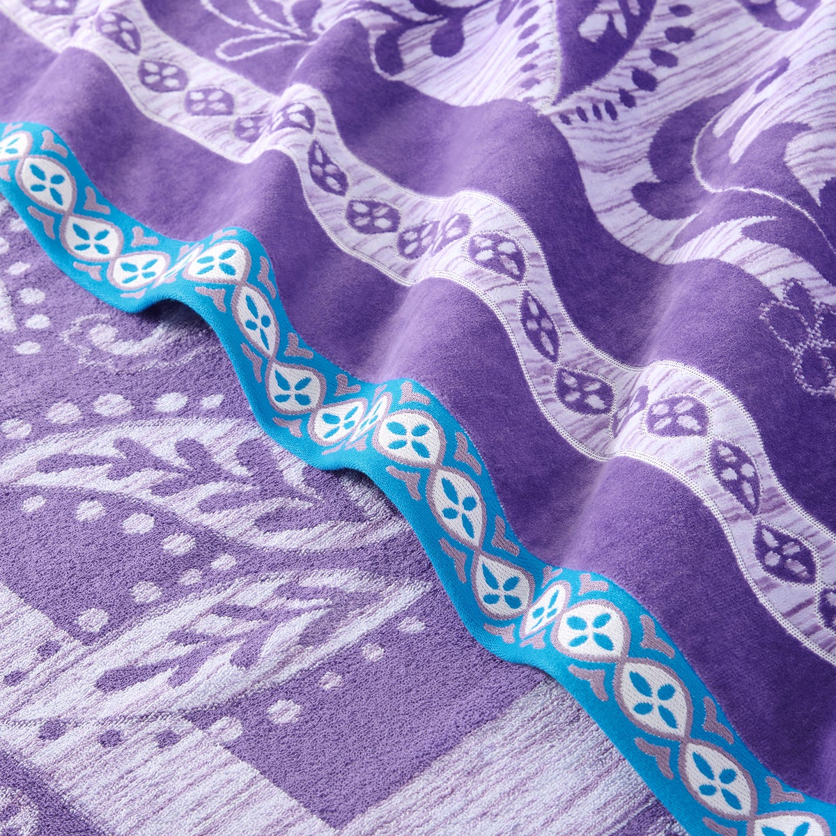 Reversible Jacquard Beach Towel, 2-pack