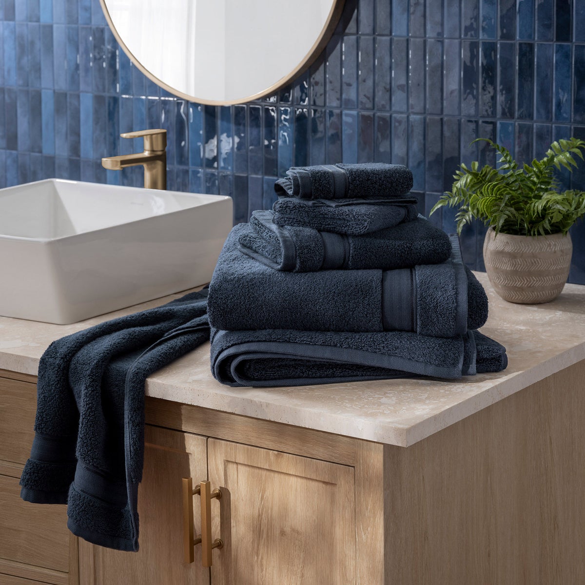 Purely Indulgent 100% Egyptian Cotton Towels, 6-piece Set